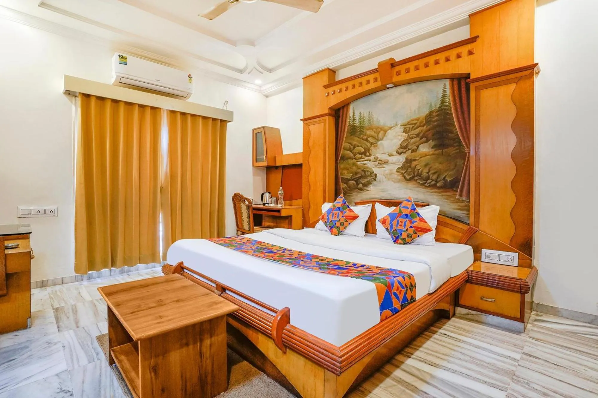 Bed in FabHotel Rest & Peace