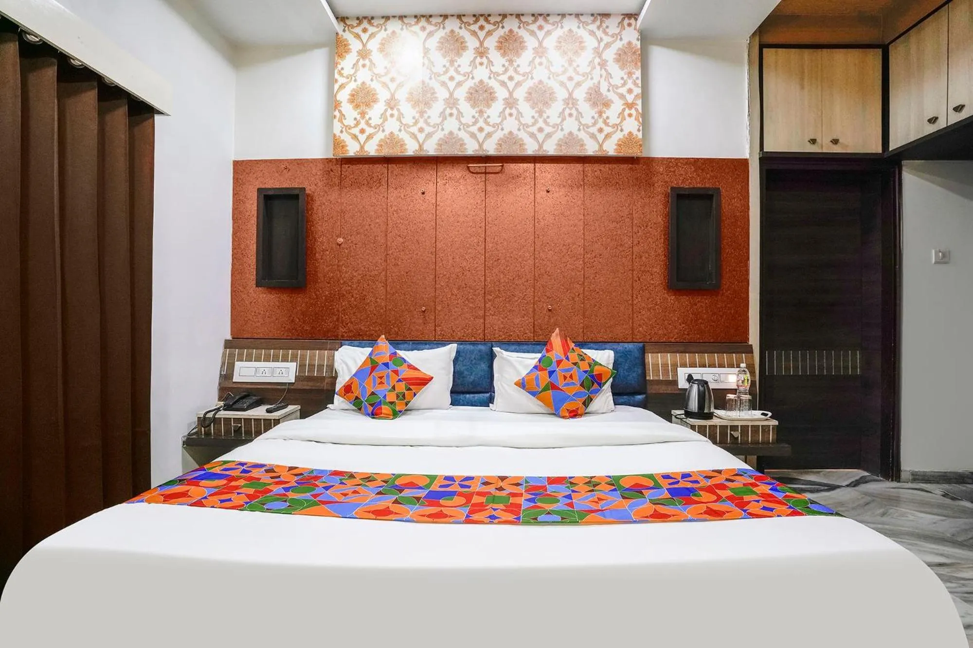 Bed in FabHotel Rest & Peace