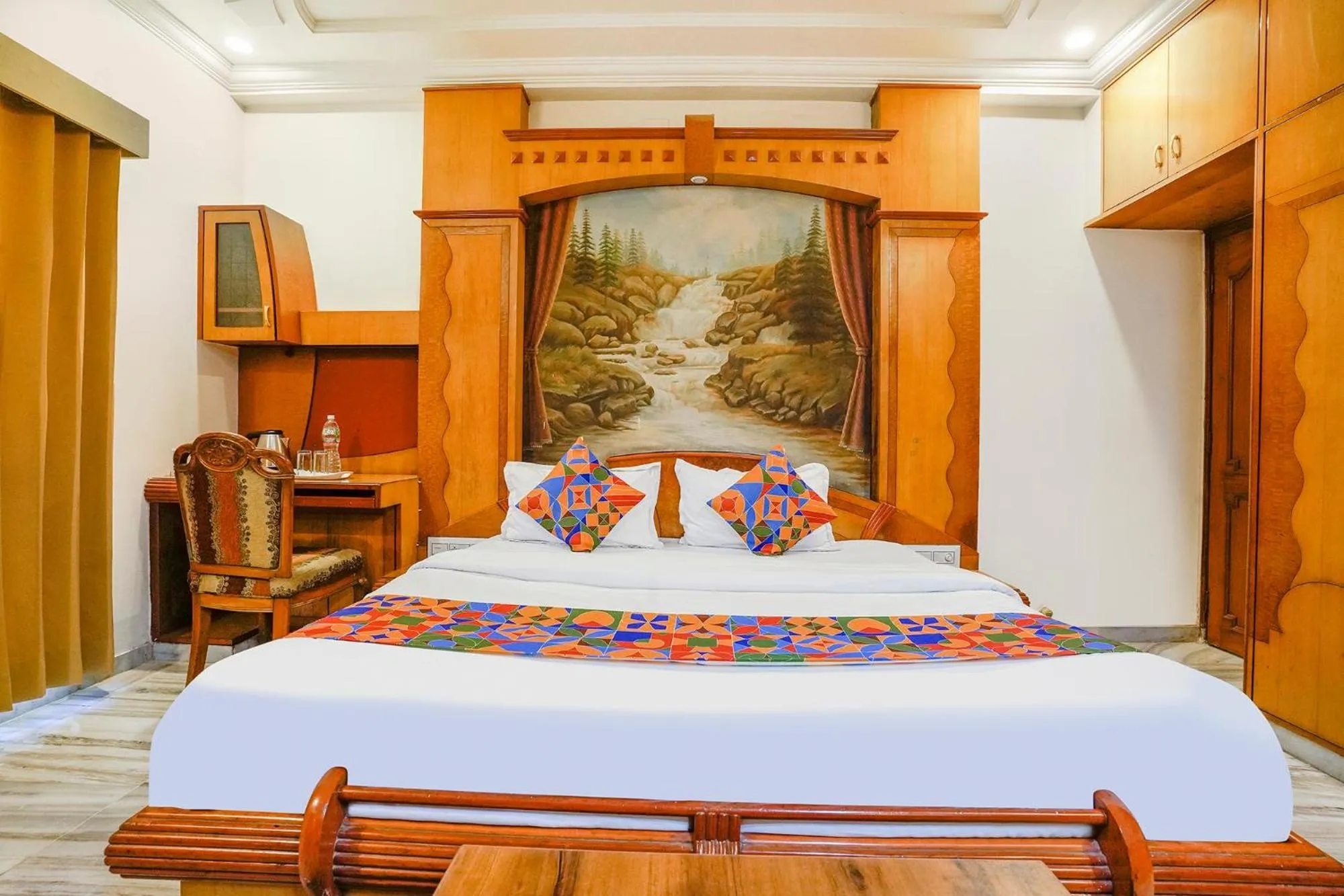 Bed in FabHotel Rest & Peace