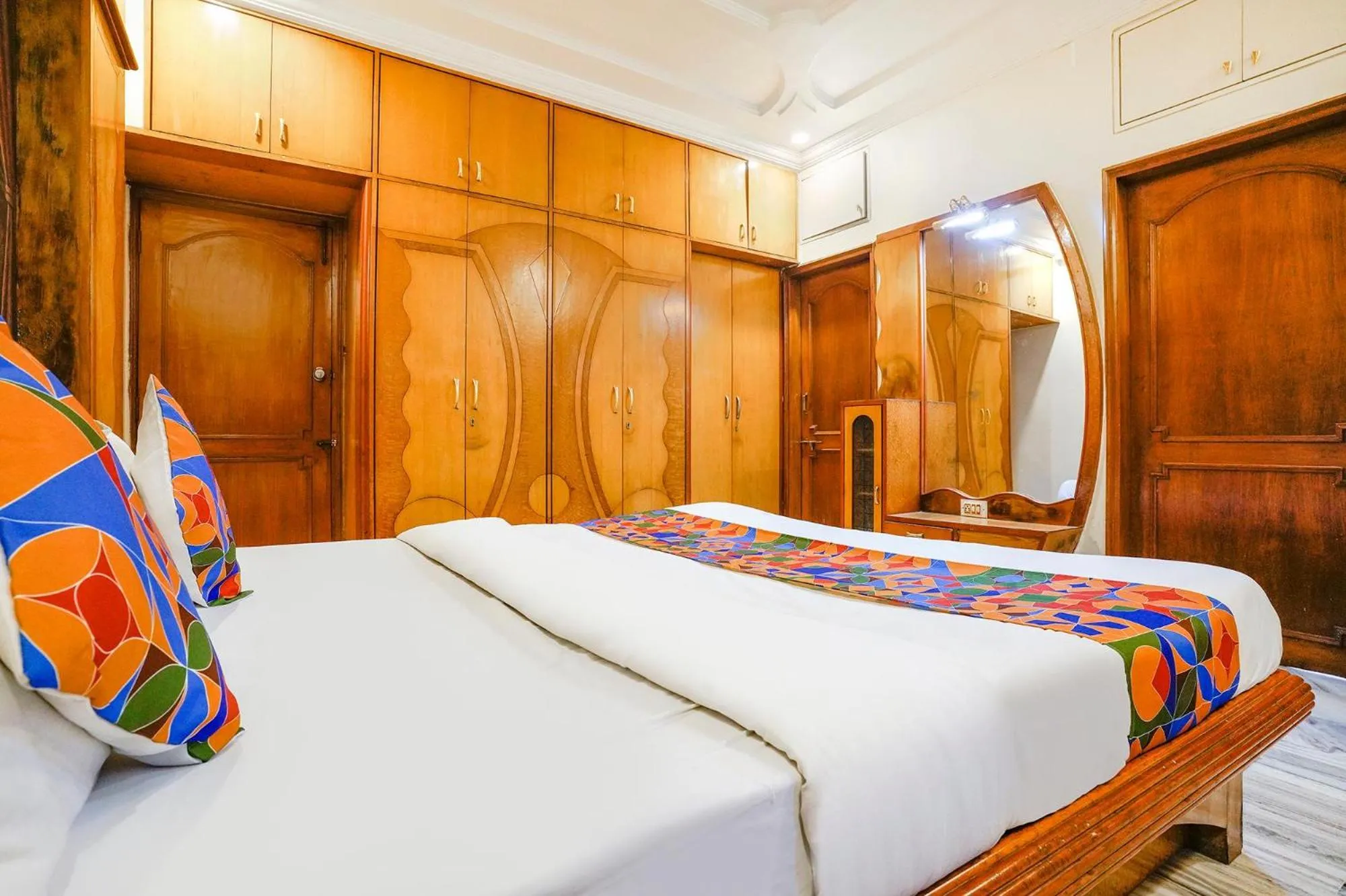 Bed in FabHotel Rest & Peace