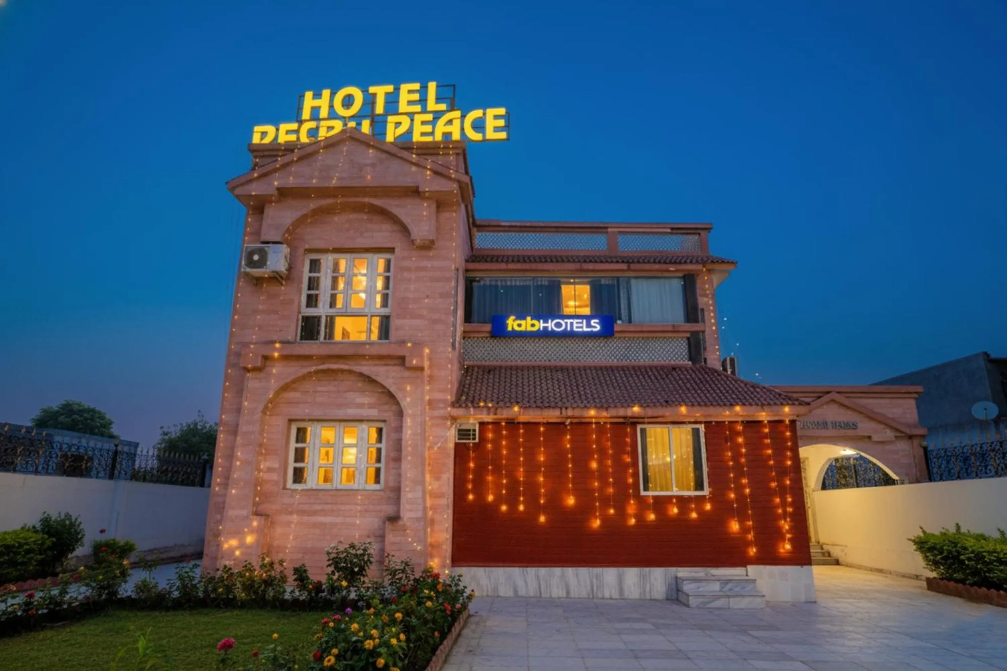 Property building in FabHotel Rest & Peace