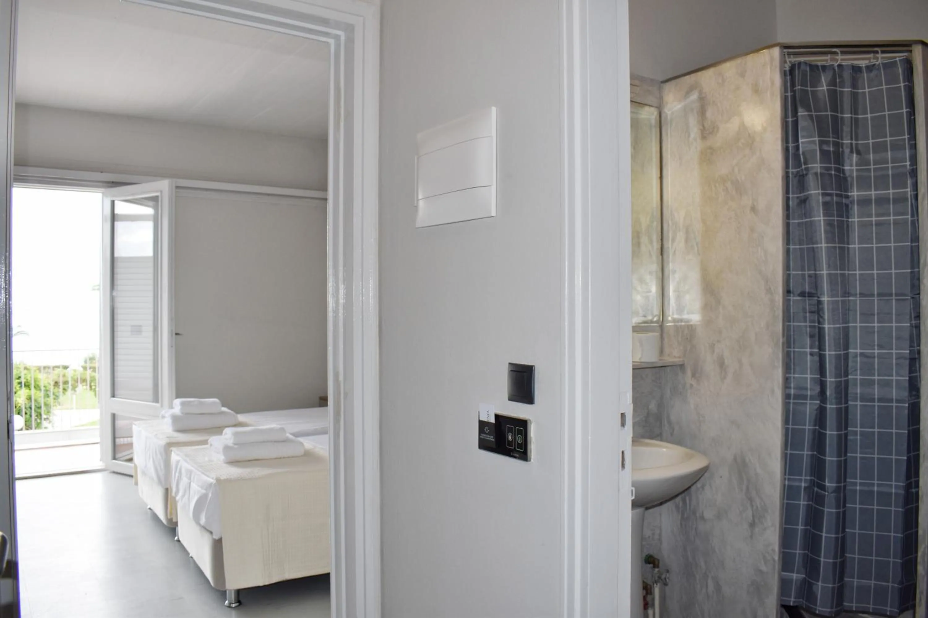 Bedroom, Bed in Hotel Theoxenia