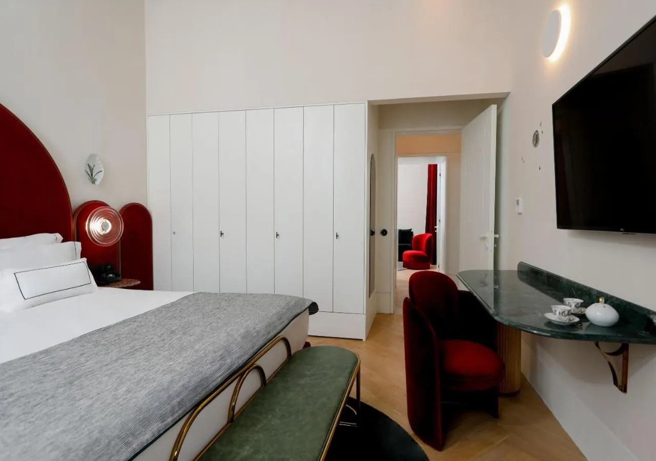 Photo of the whole room, Bed in Montebelo Vista Alegre Lisboa Chiado Hotel