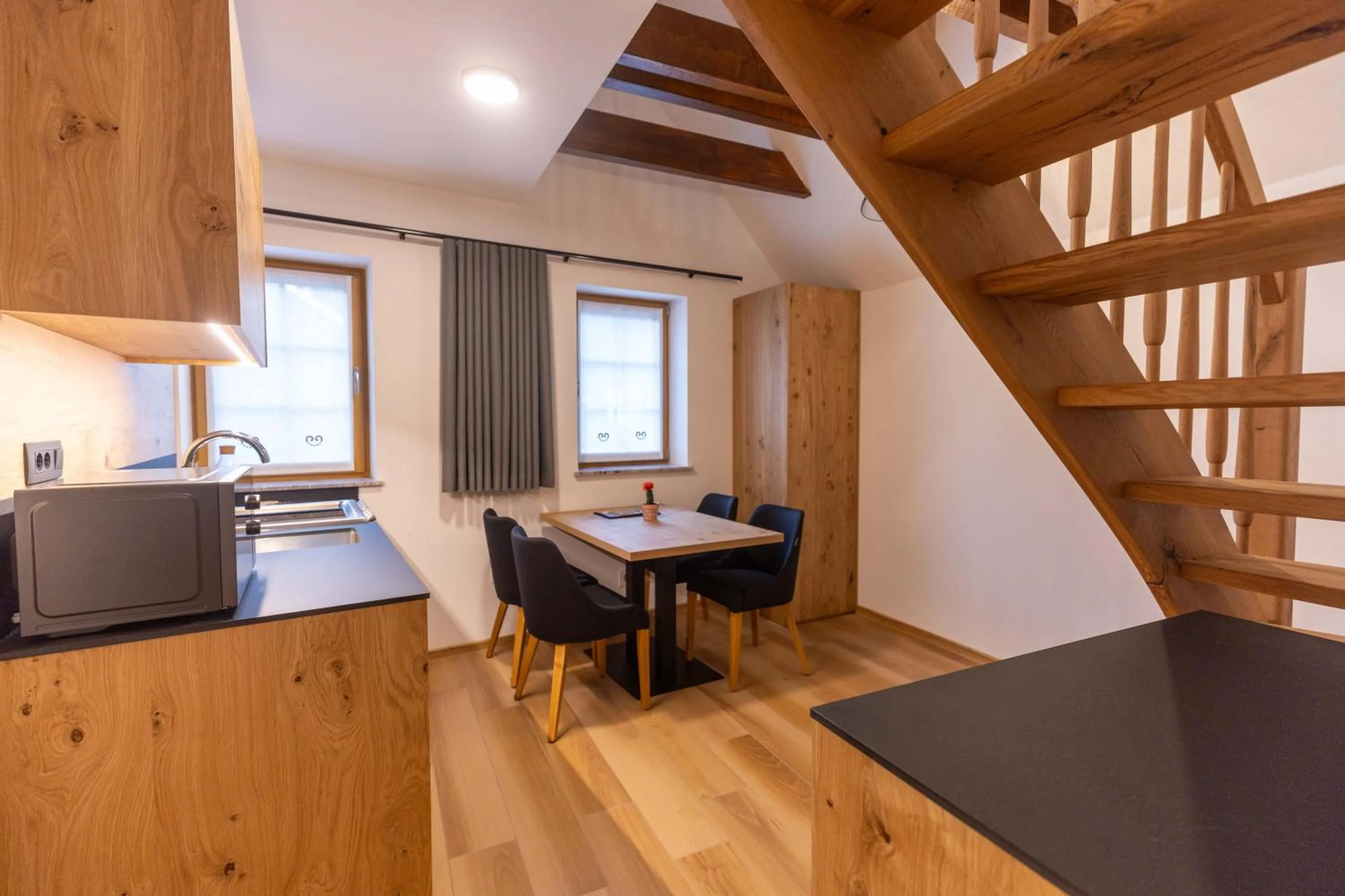 Kitchen or kitchenette in Boutique Hotel Vila Loka