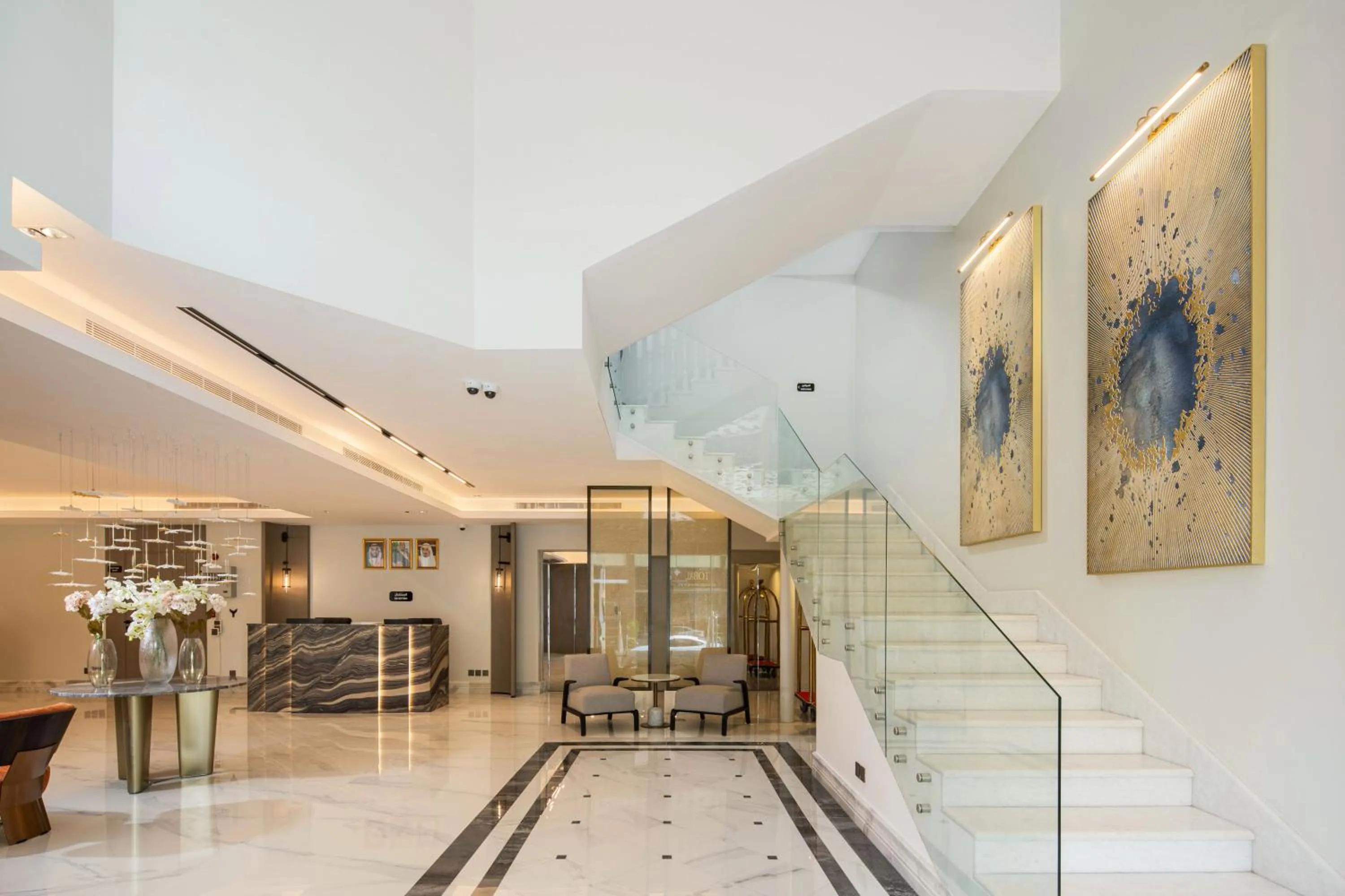 Lobby or reception in Merya Hotel Apartment - Zahra