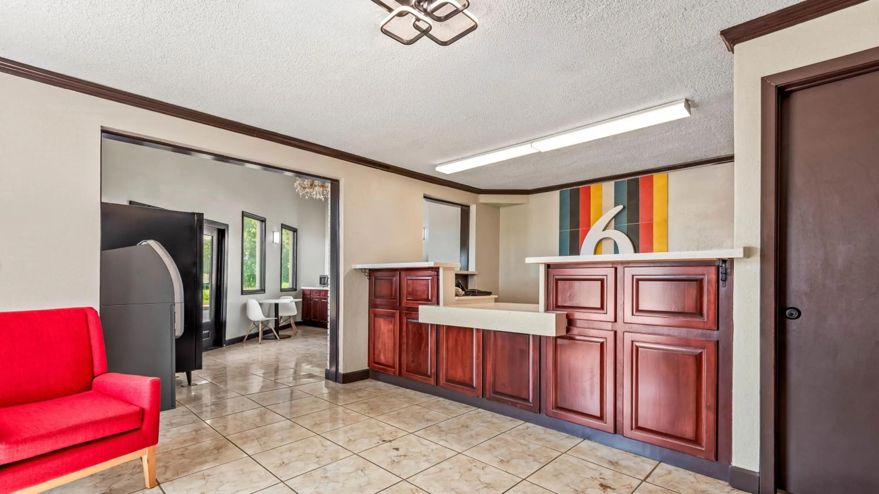 Lobby or reception in Motel 6 Hammond, LA – I 12 – I 55