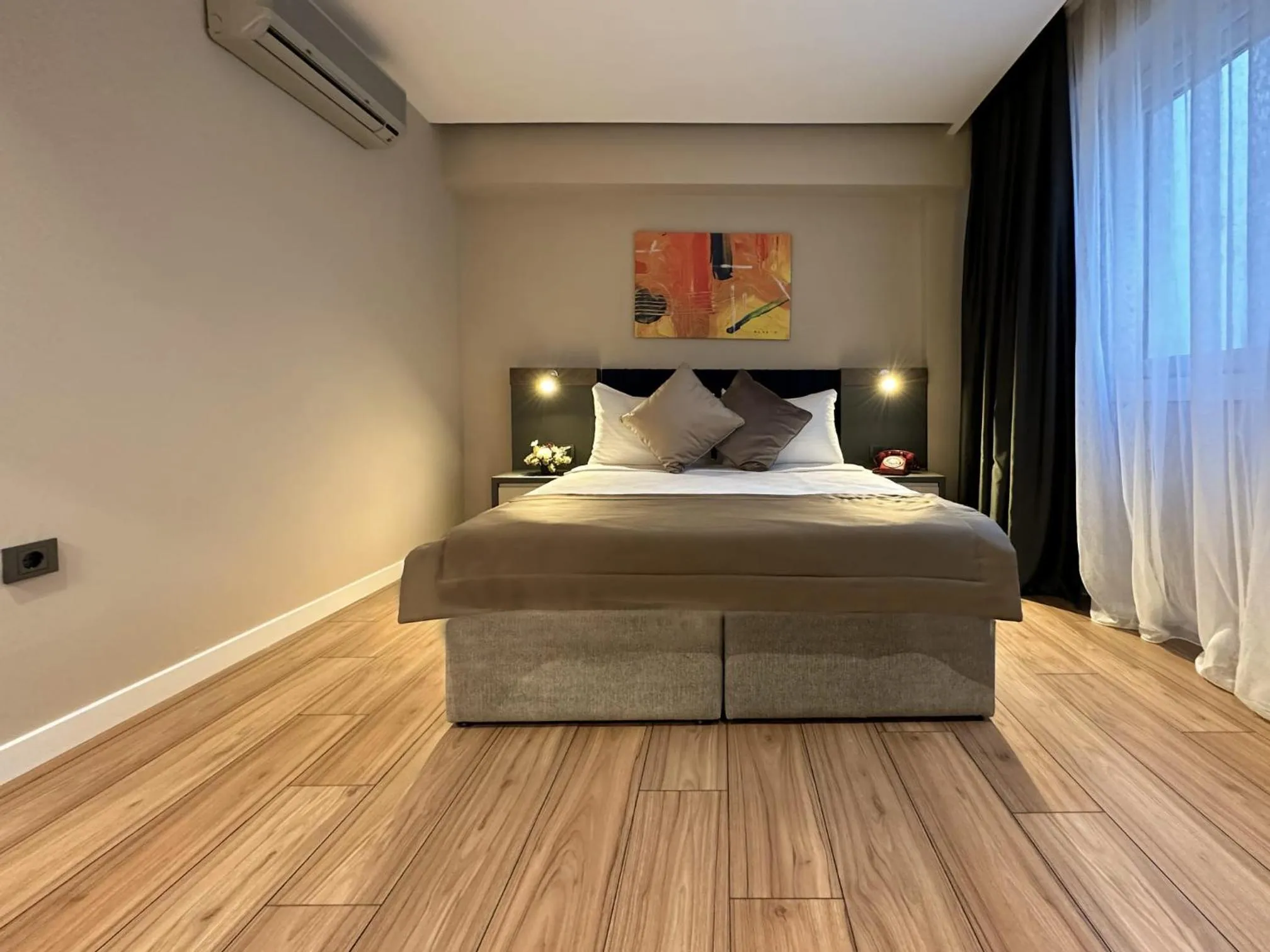 Bed in THE ROYALS HOTEL