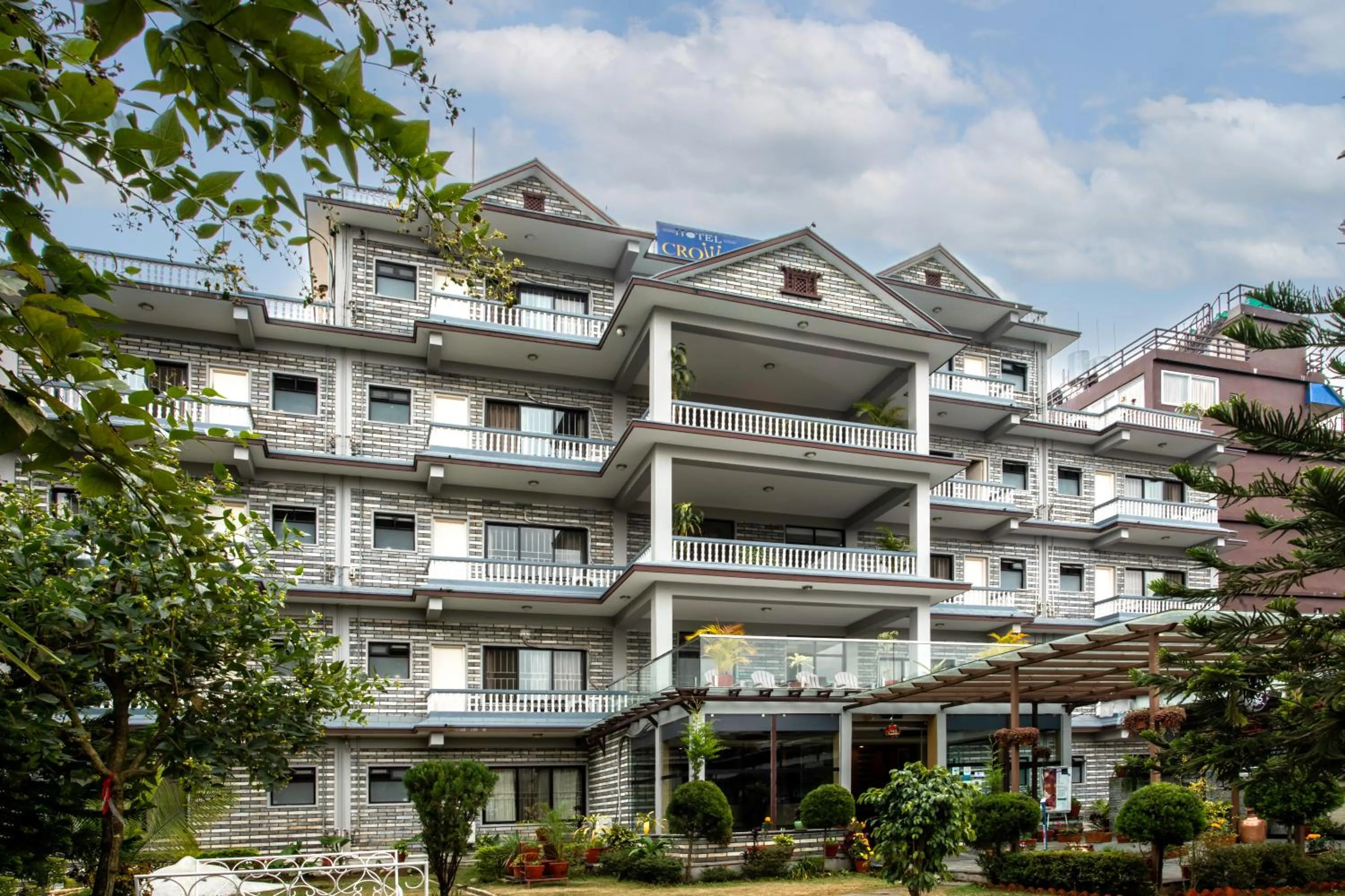 Property building in Hotel Crown Himalayas