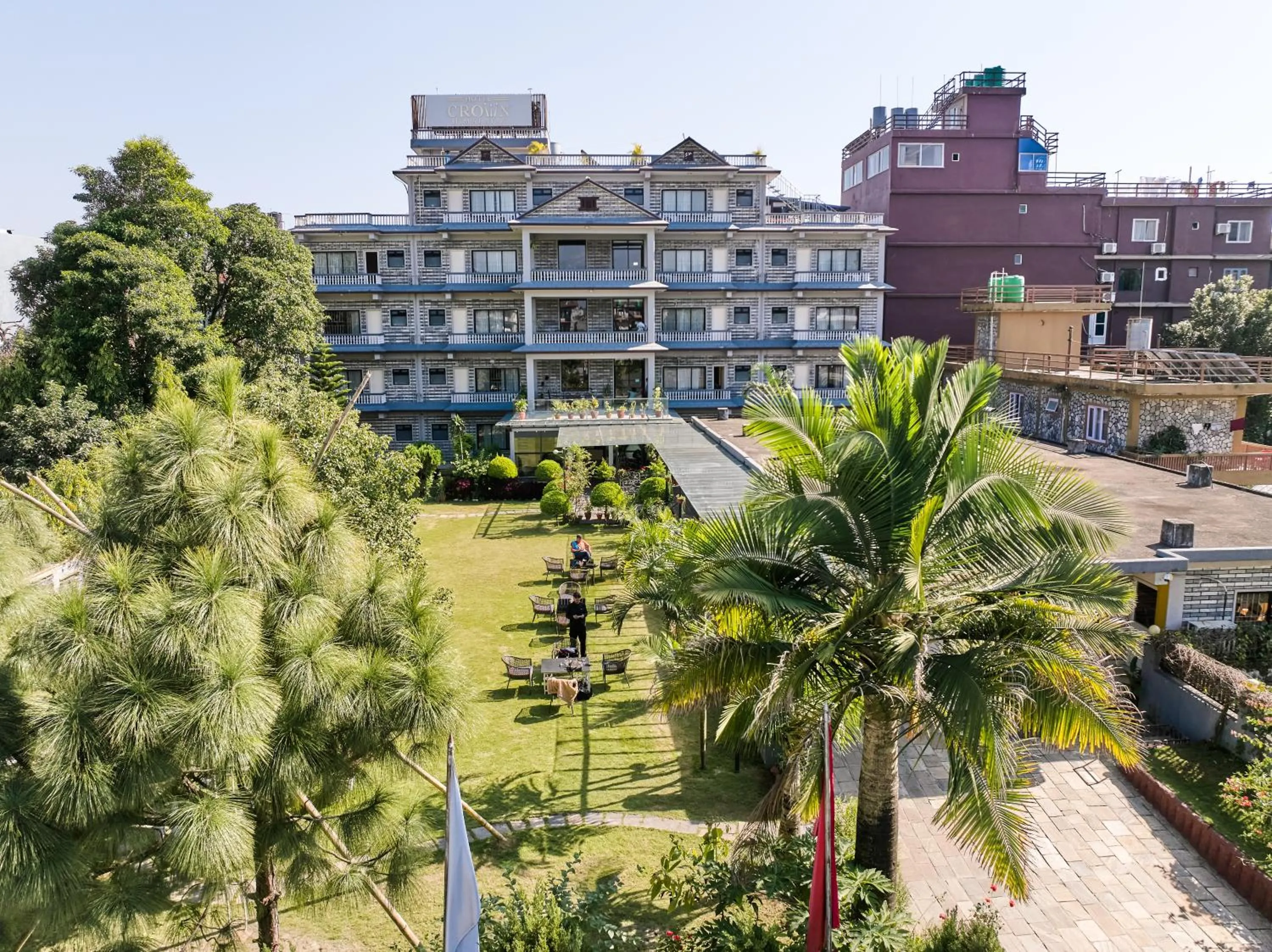 Property building in Hotel Crown Himalayas