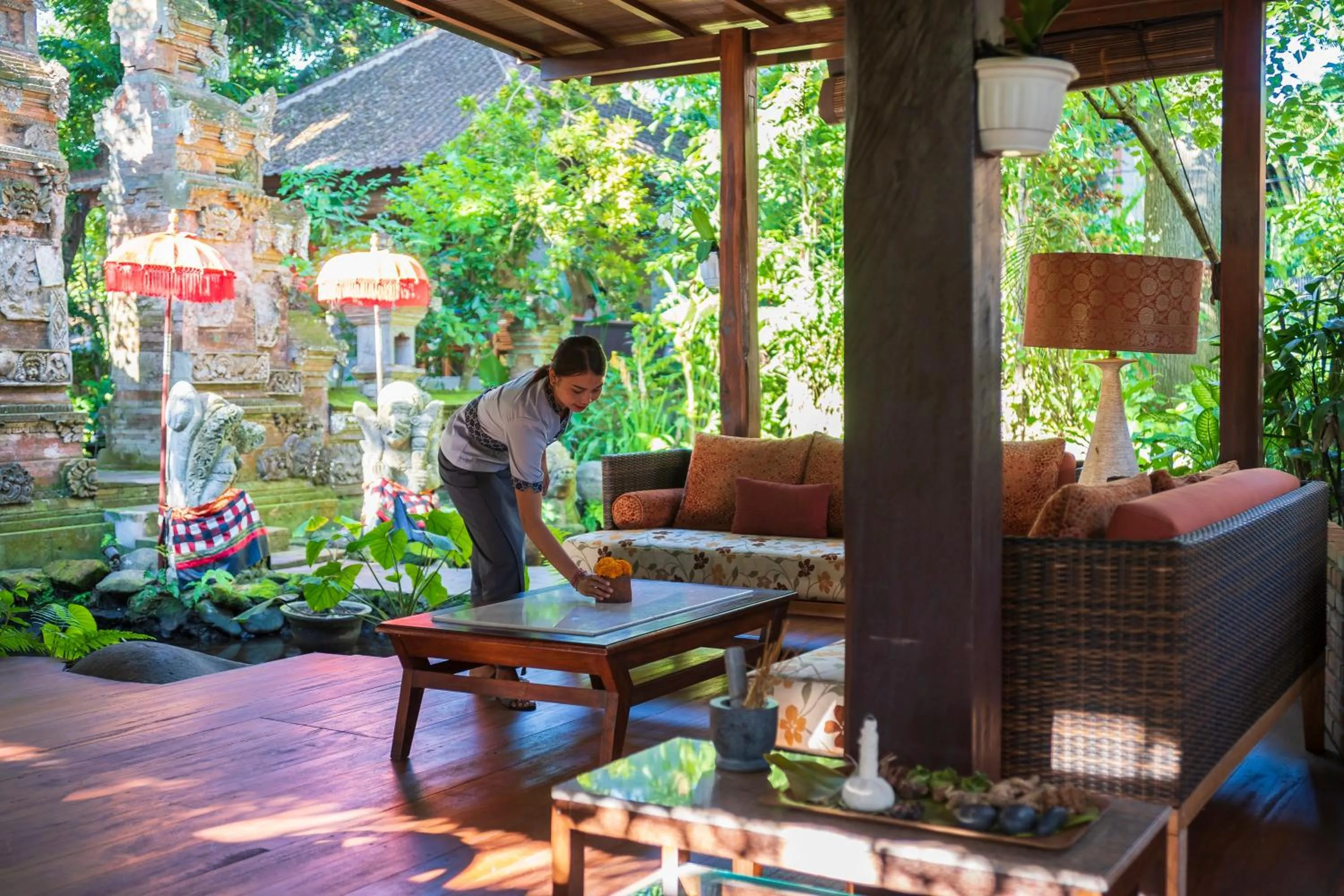 Lobby or reception in Adiwana Svarga Loka - A Retreat Resort