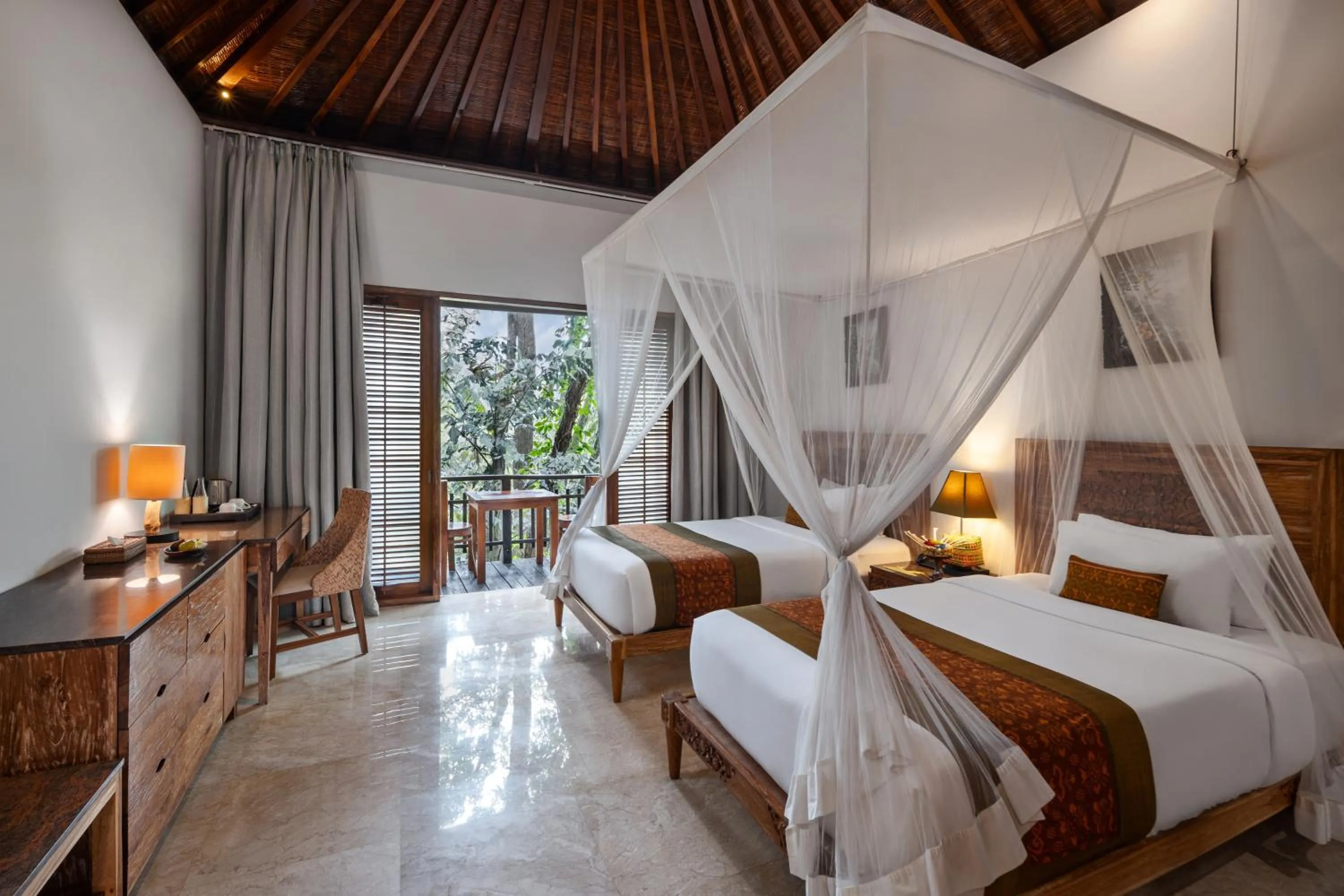 Bed in Adiwana Svarga Loka - A Retreat Resort