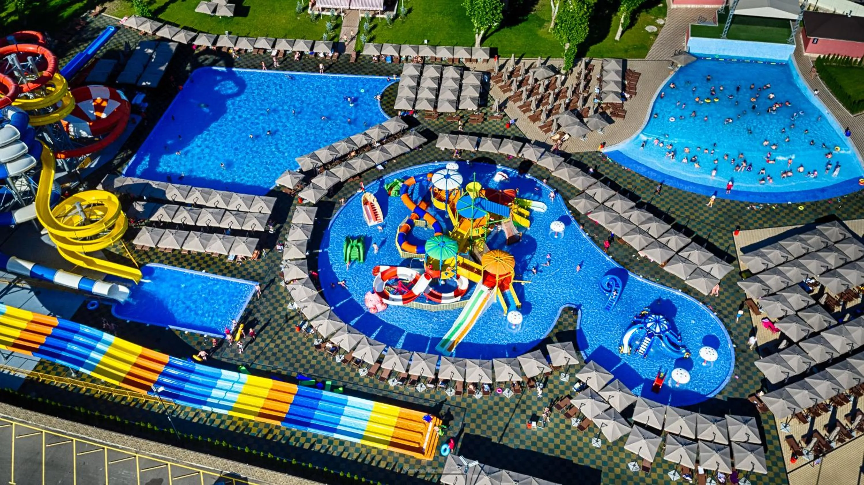 Bird's eye view in Shymkent Grand Hotel