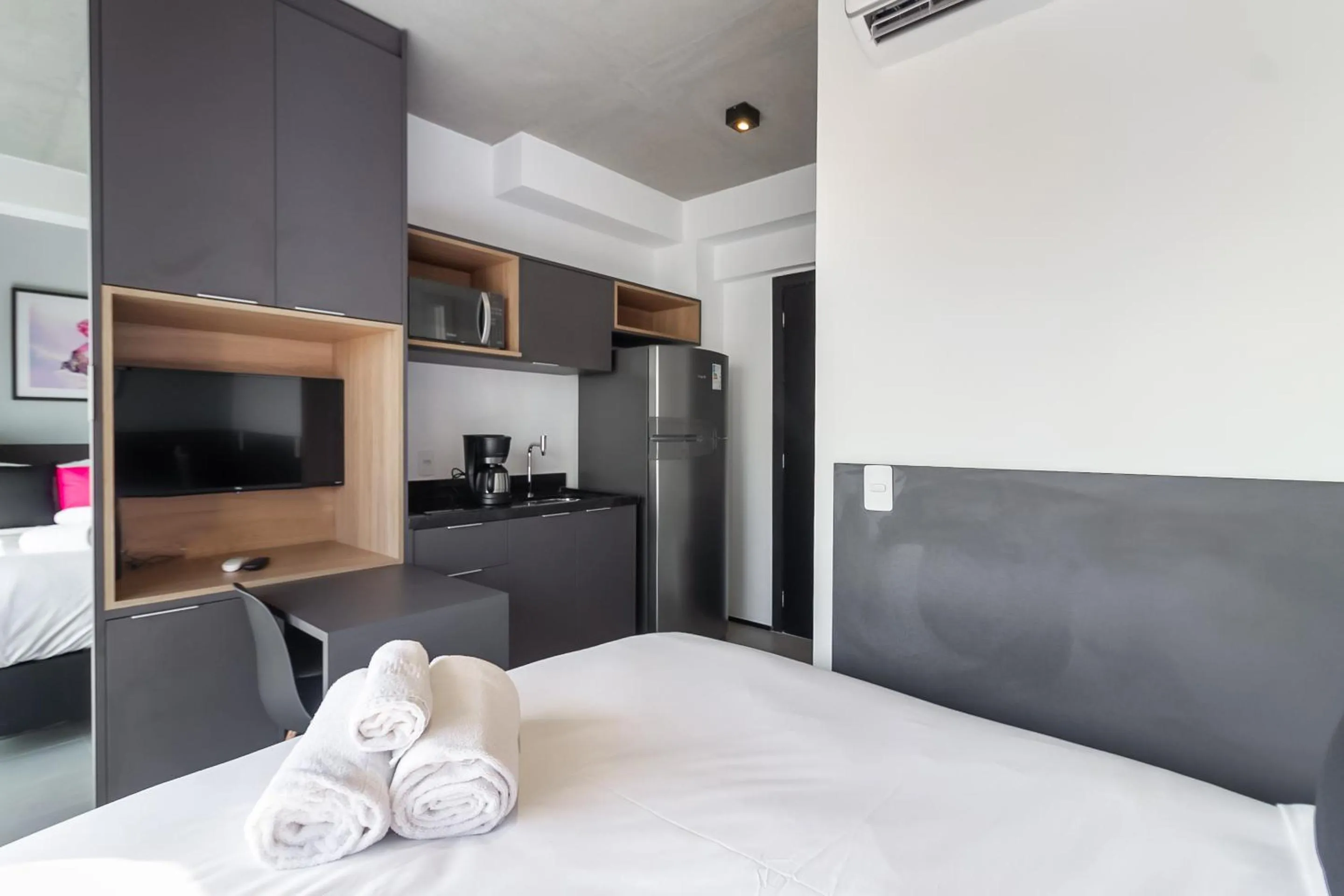 Photo of the whole room, Bed in 360 VN Ueno by Housi