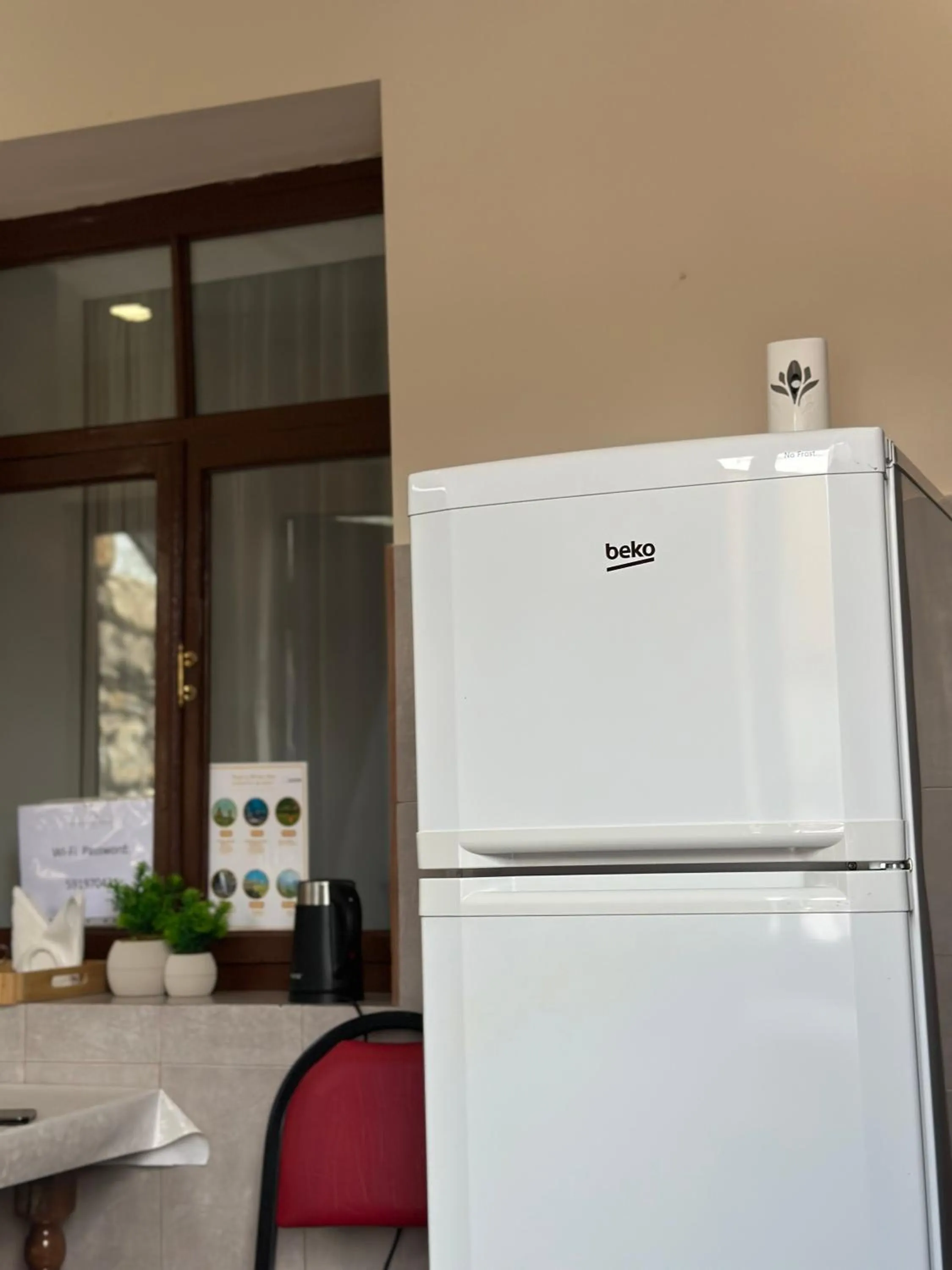 kitchen in Meshia Apartment