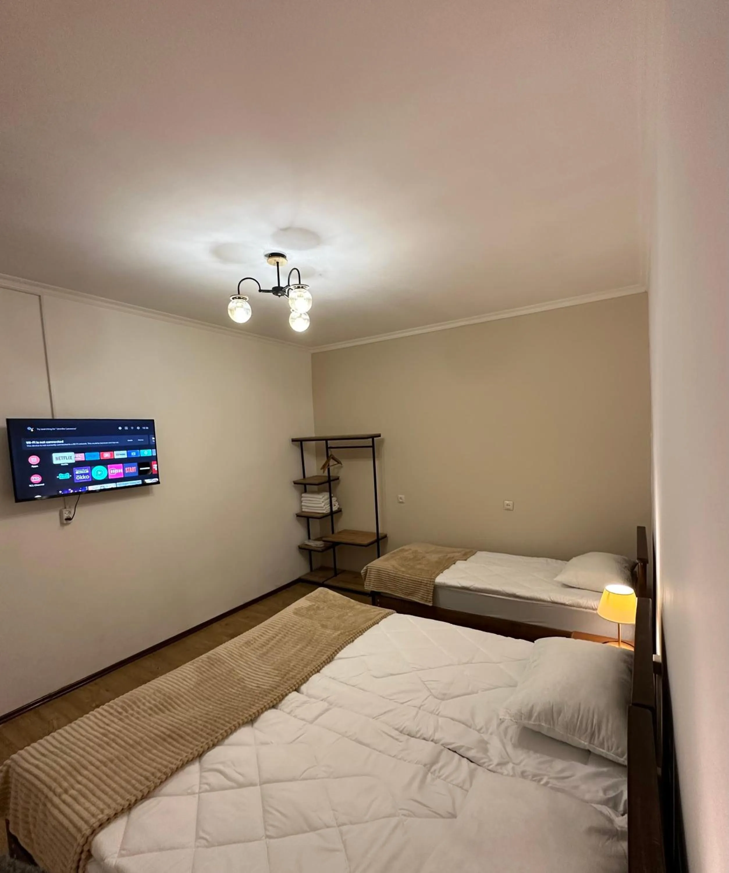 TV and multimedia, Bed in Meshia Apartment