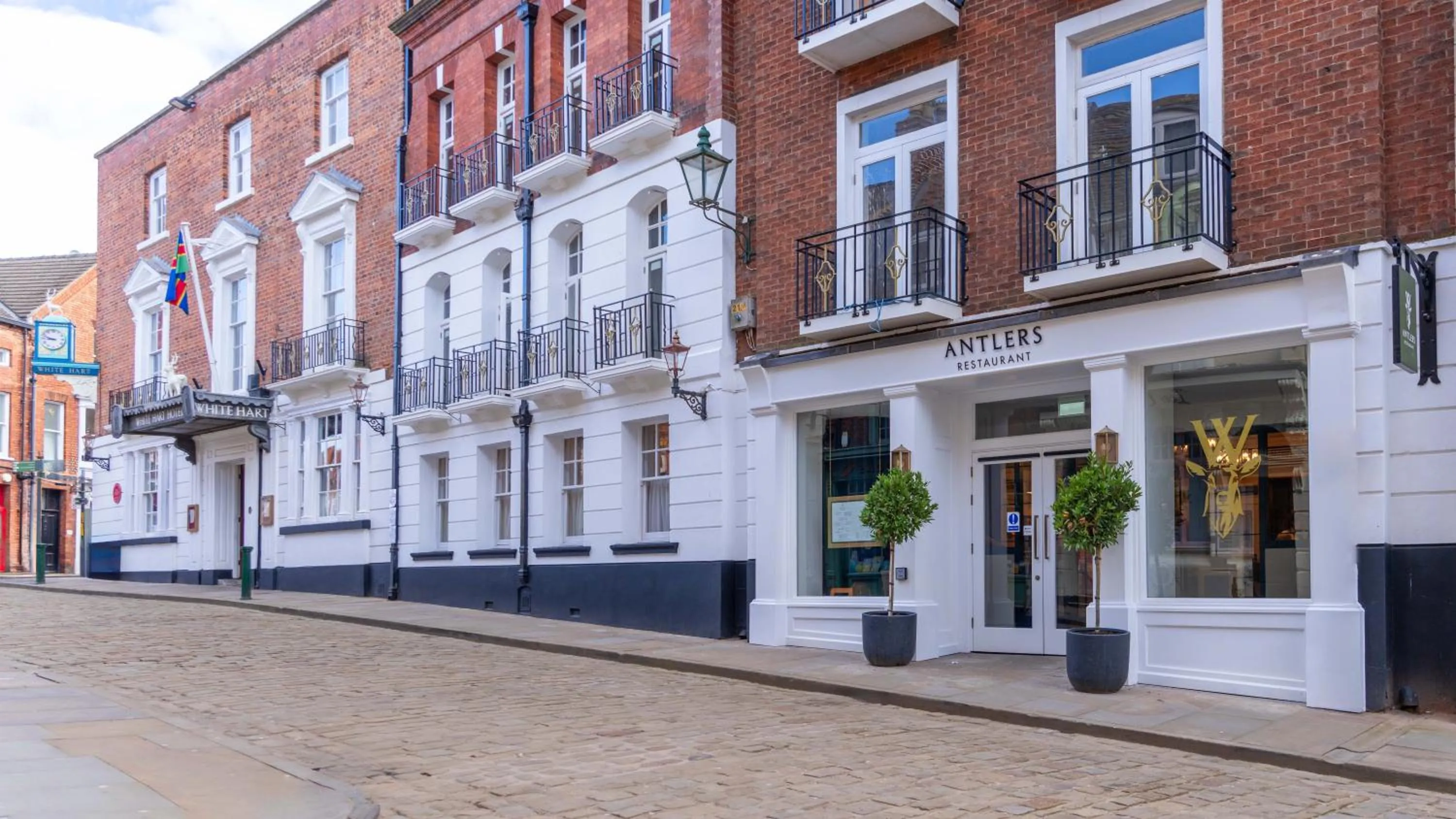 Property building in The White Hart Hotel Lincoln