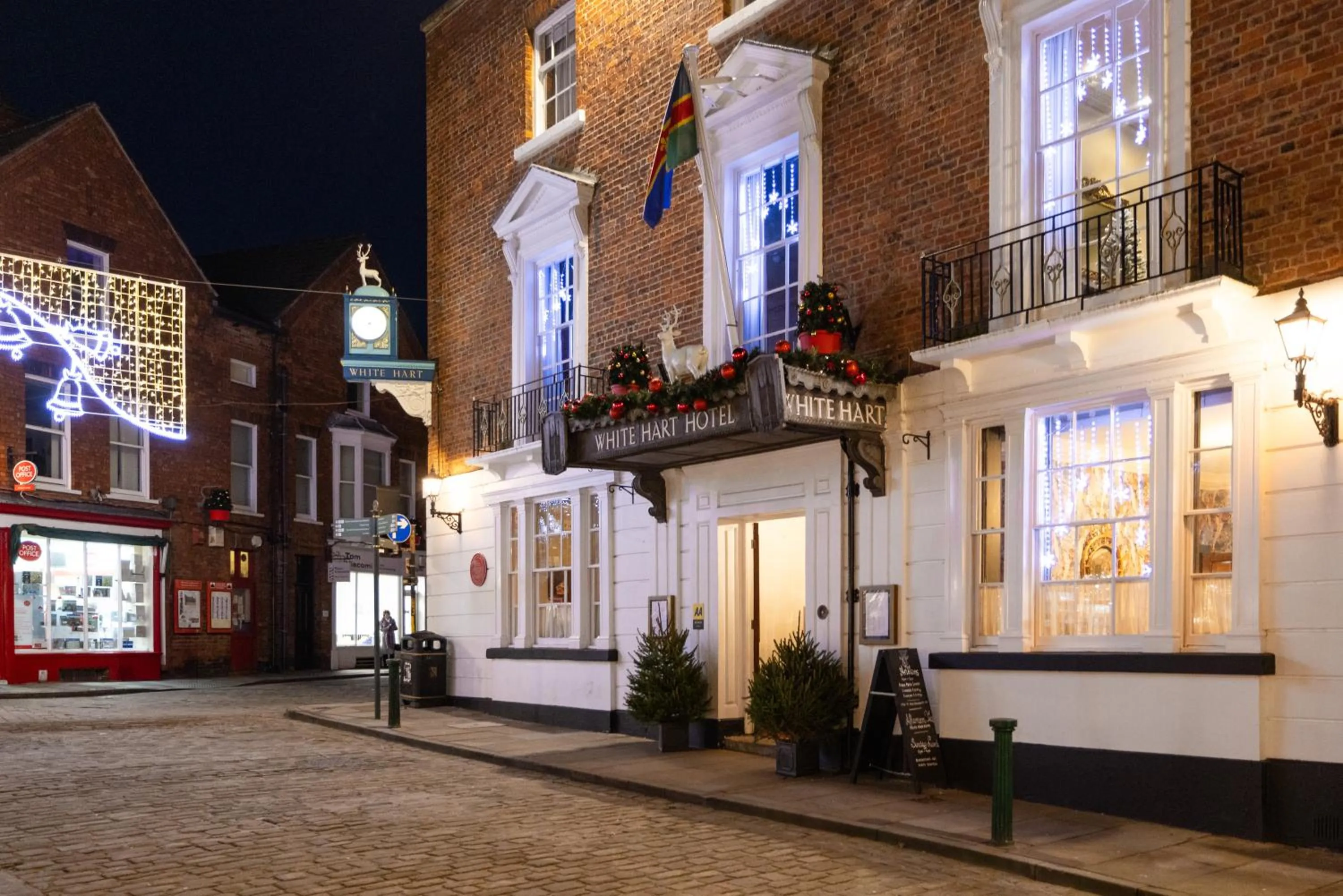 Property building in The White Hart Hotel Lincoln