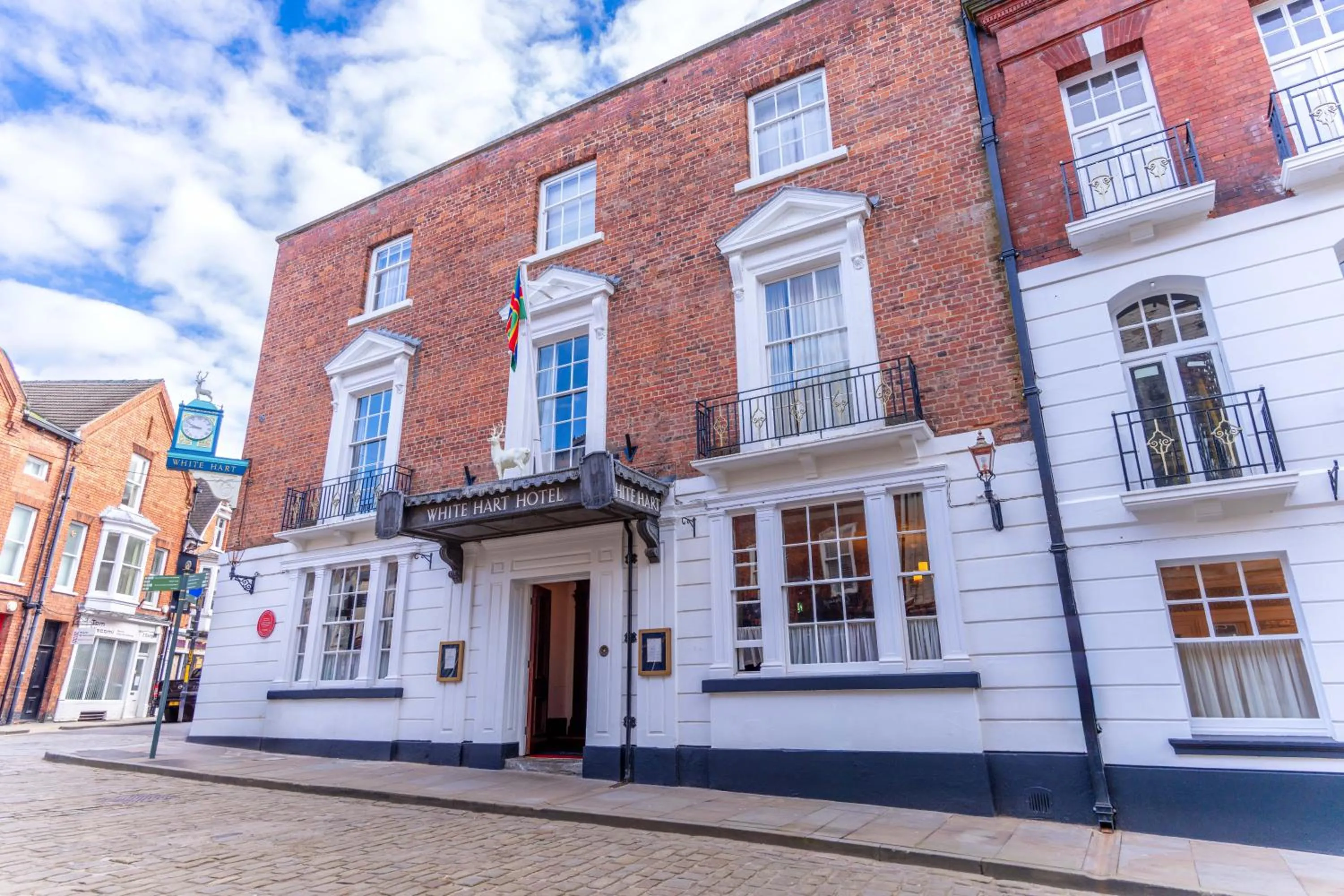 Property building in The White Hart Hotel Lincoln