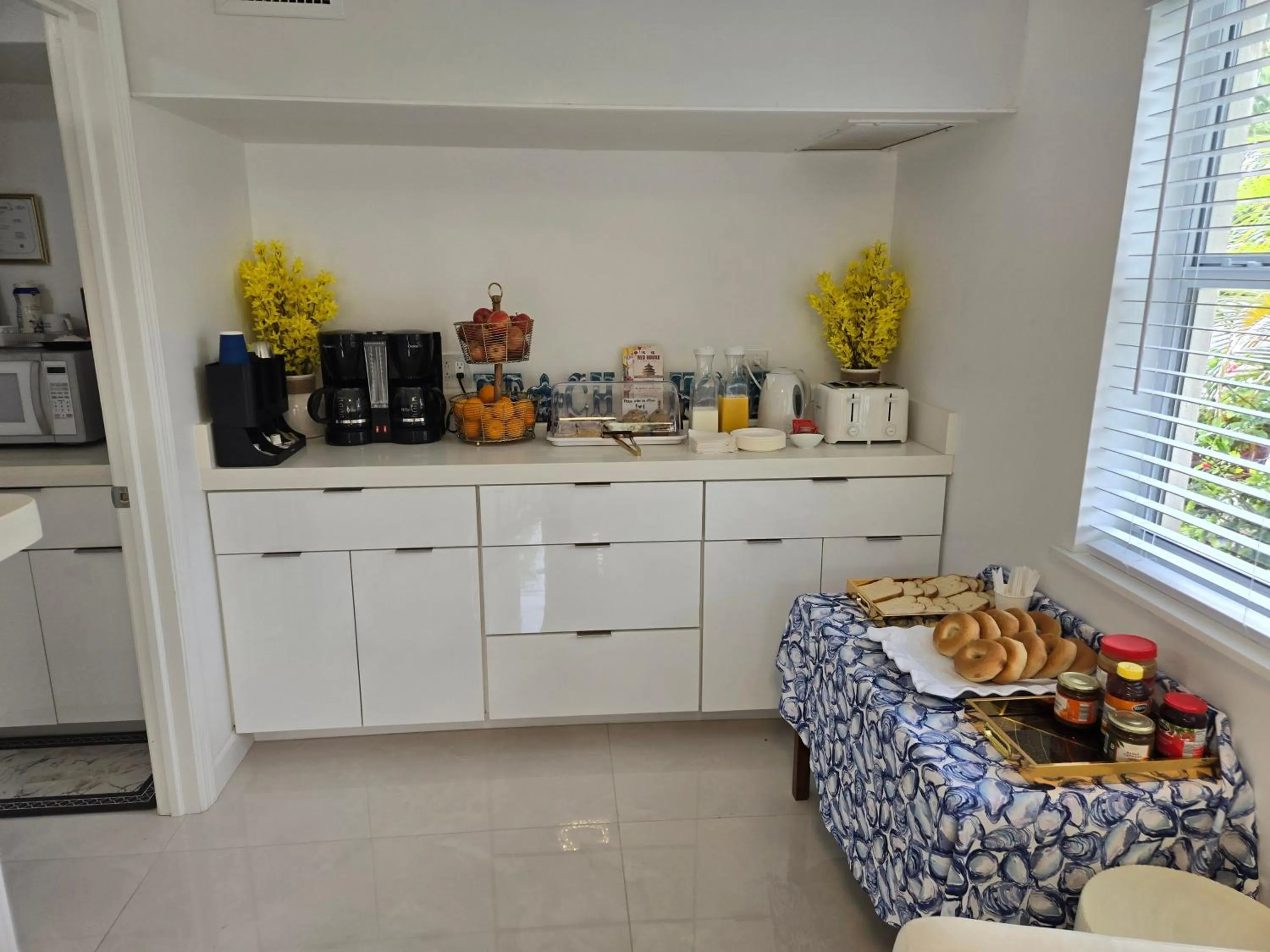 Breakfast in Palm Breeze Hotel