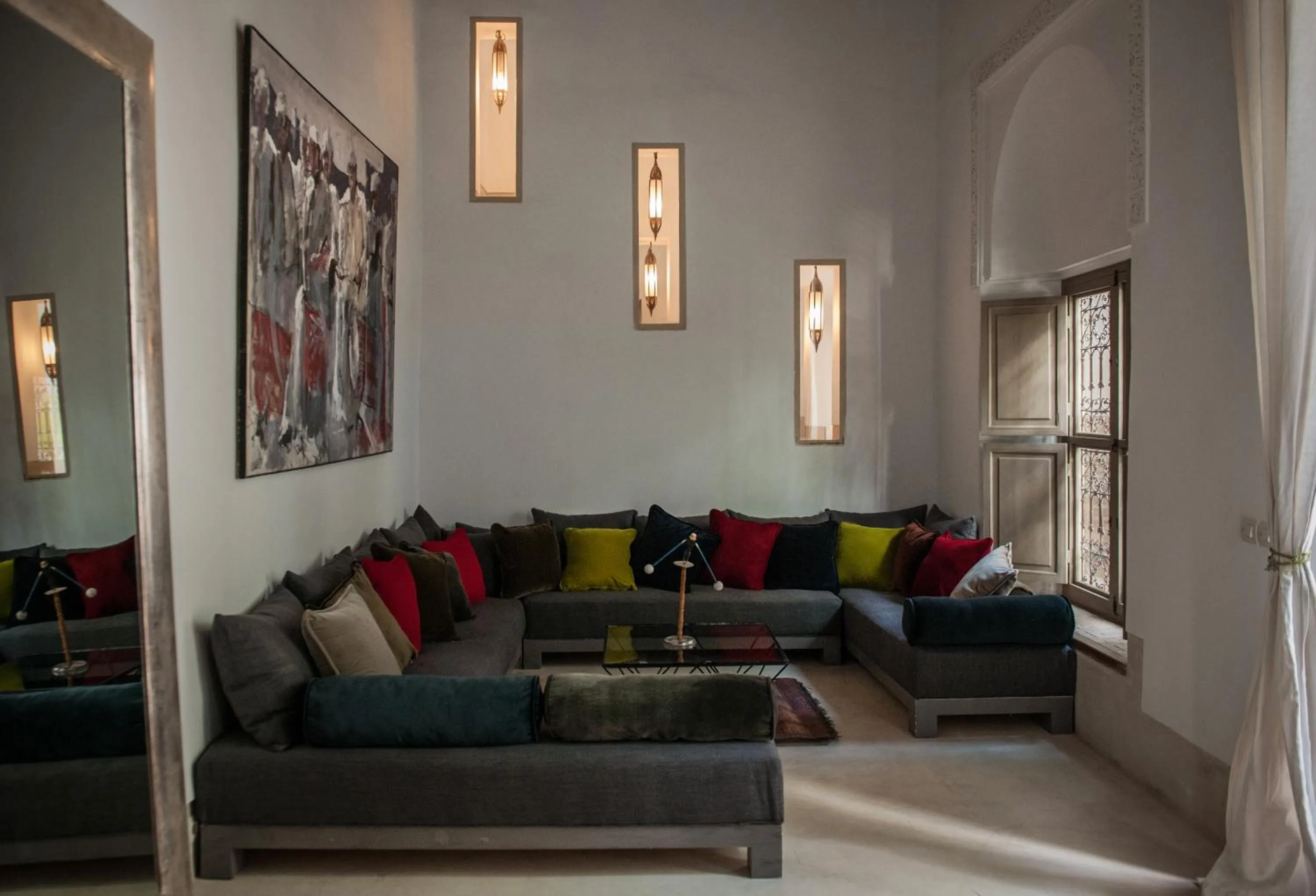 Seating area in Riad Jaaneman