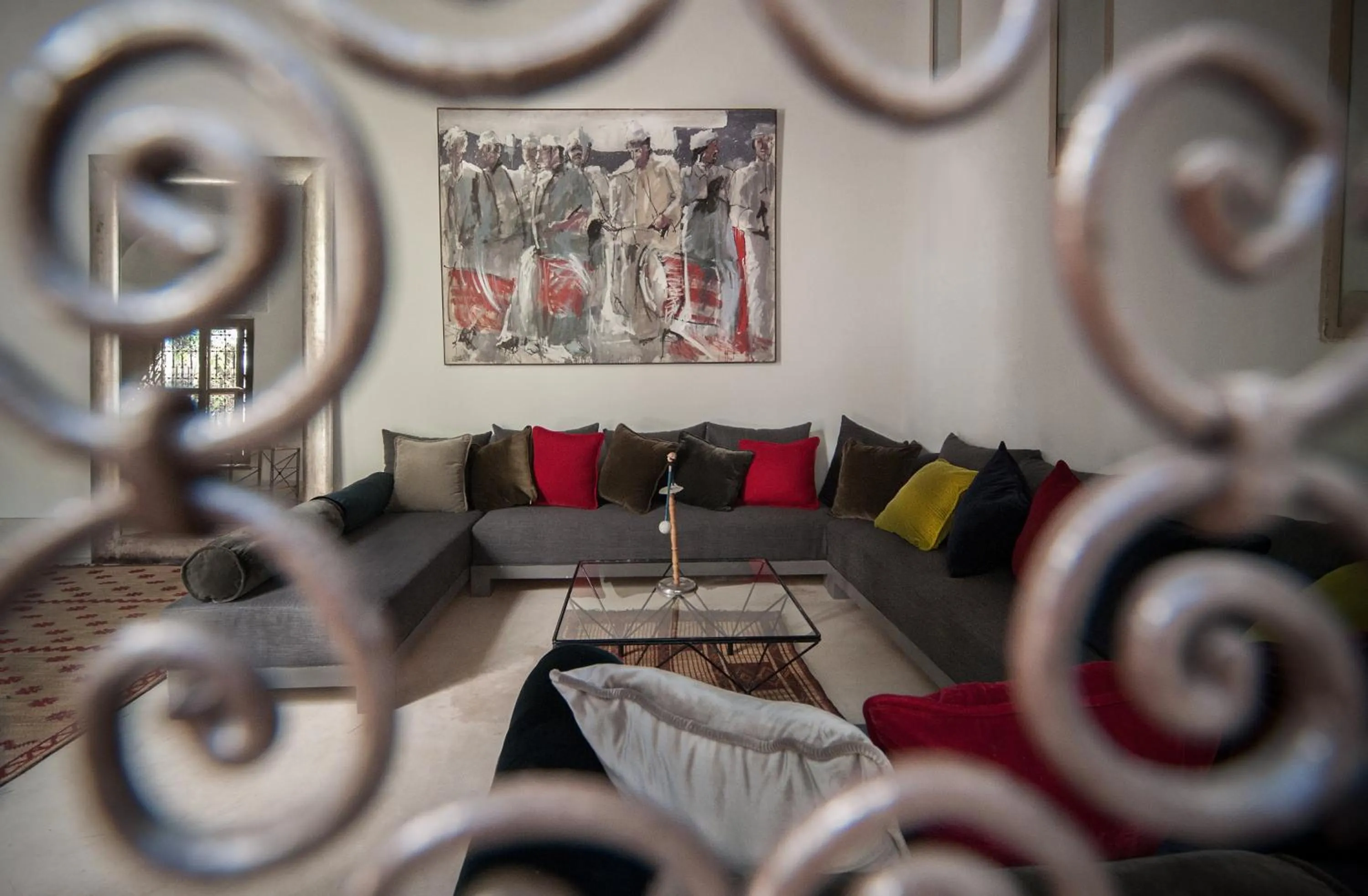 Seating area in Riad Jaaneman