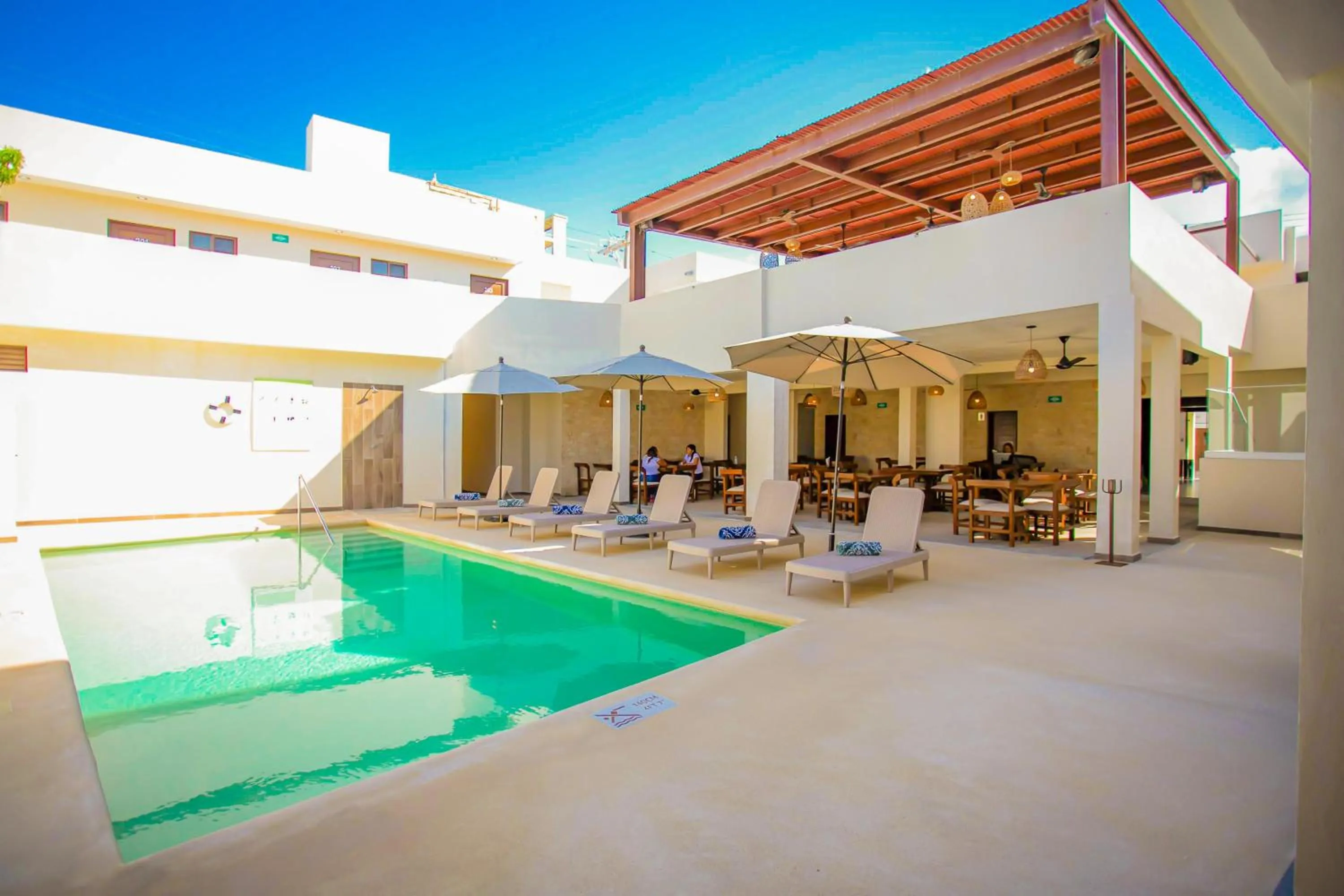 Swimming pool in Nuxká Hotel Boutique