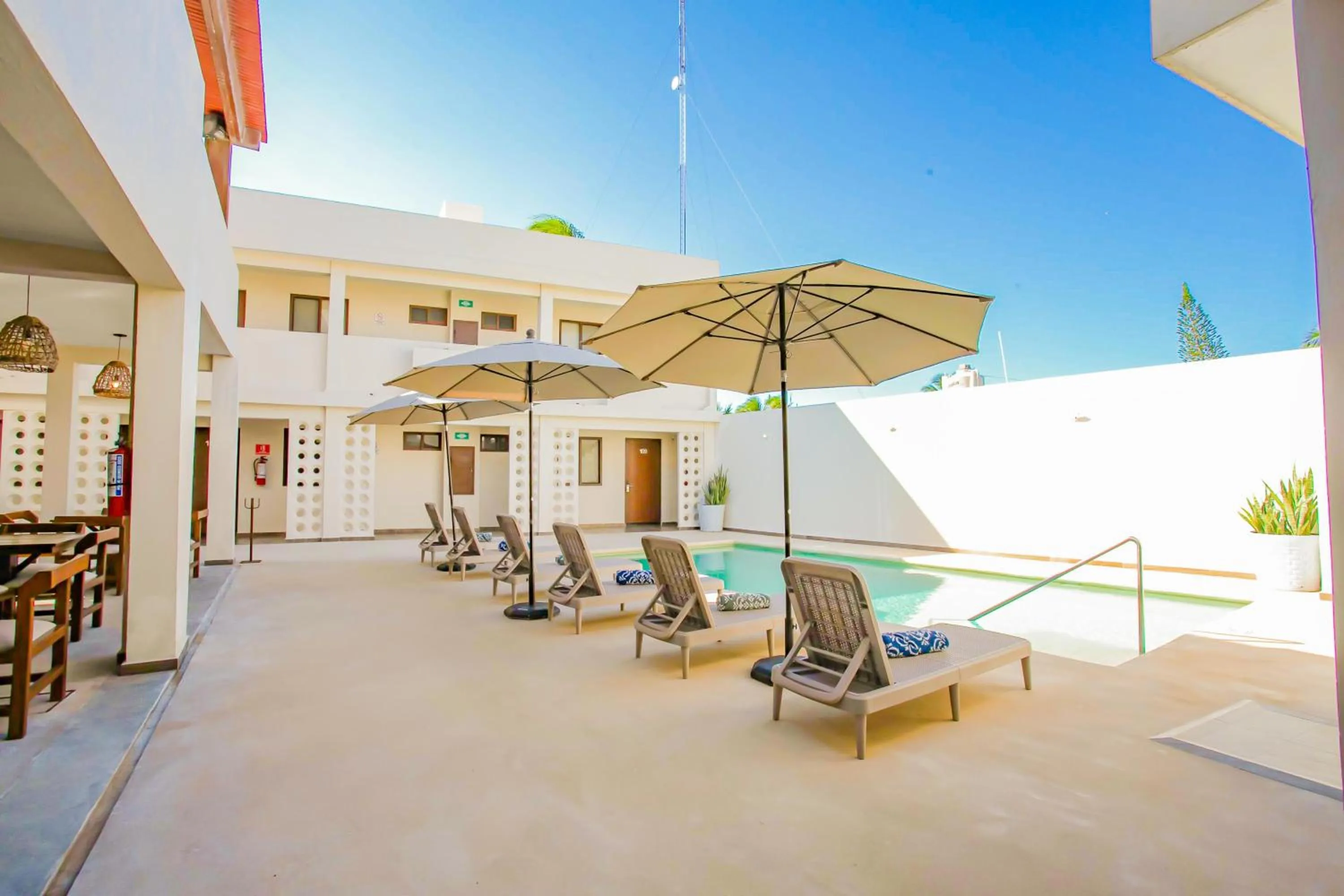 sunbed in Nuxká Hotel Boutique