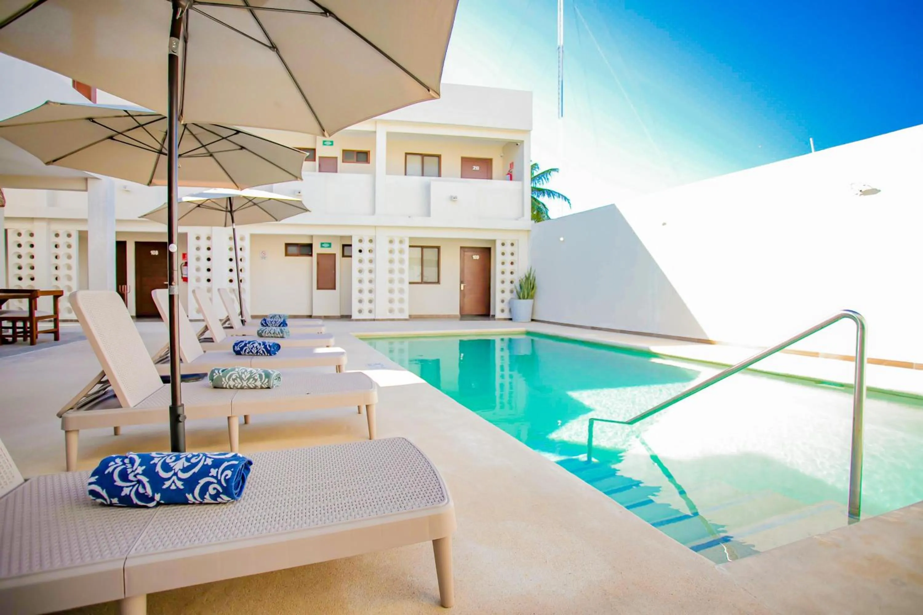 sunbed in Nuxká Hotel Boutique