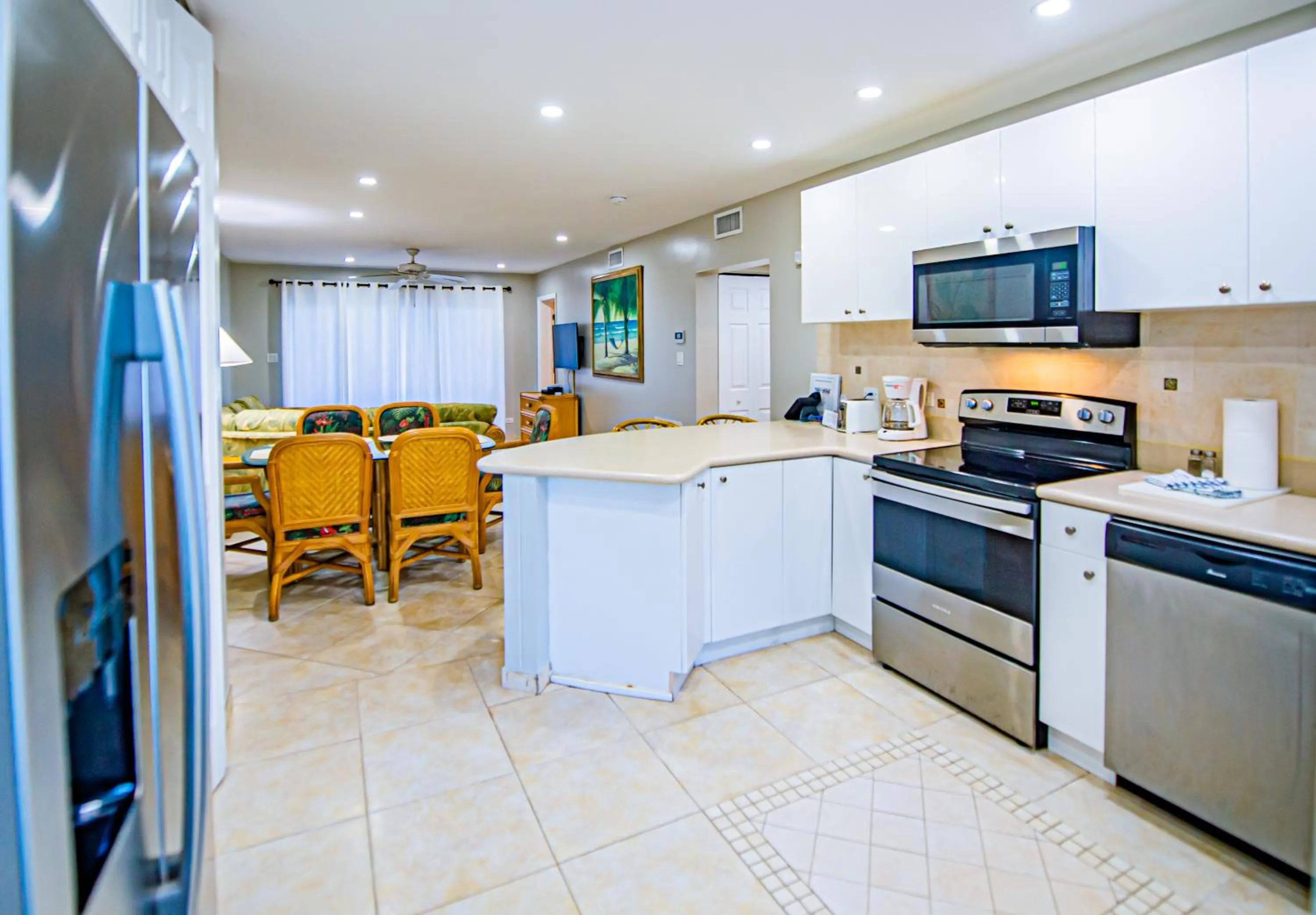 kitchen in Seven Mile Beach Resort