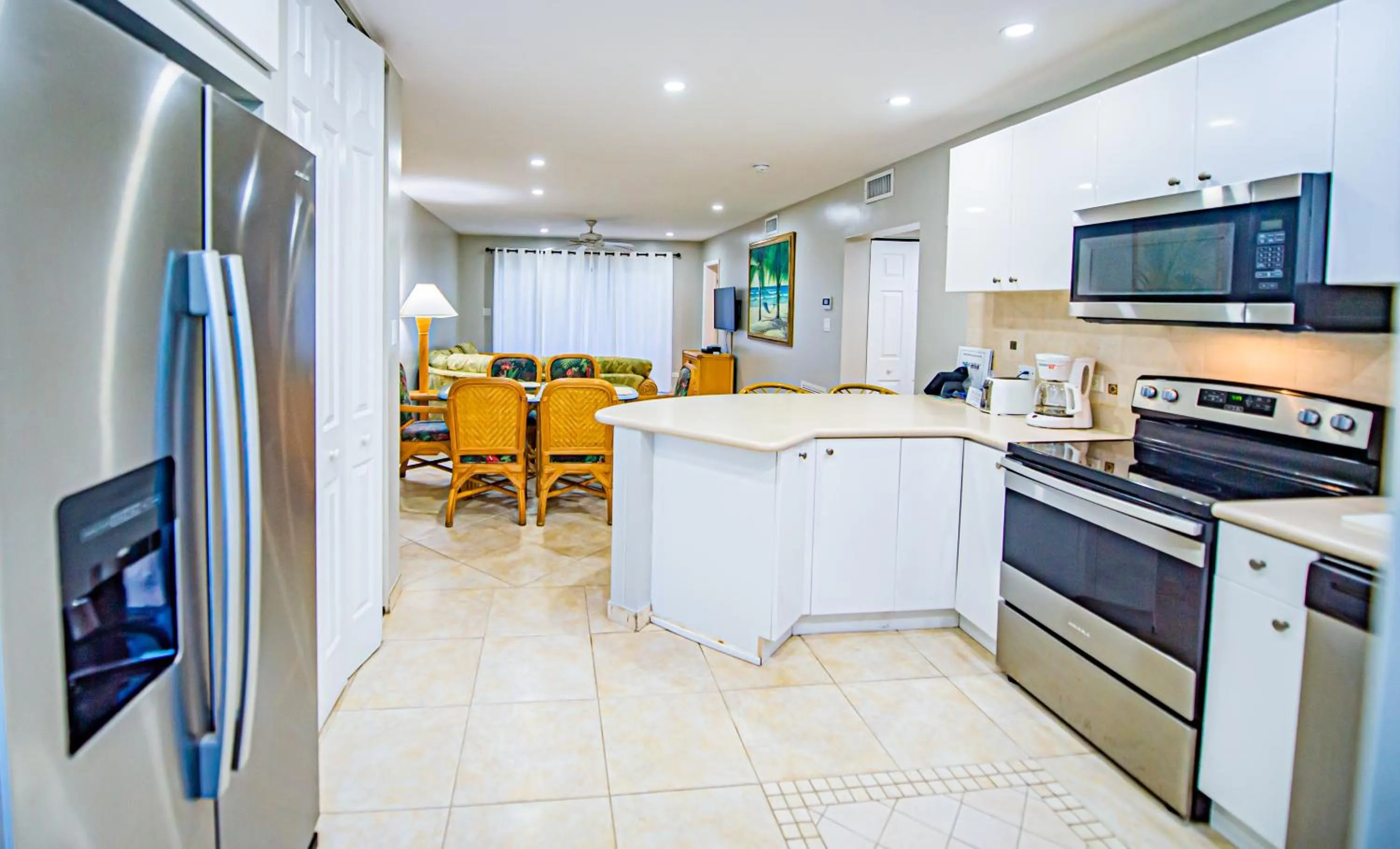 kitchen in Seven Mile Beach Resort