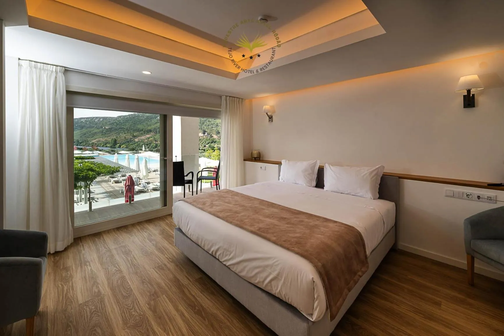 Bed in Rupestre Arts Hotel Ródão