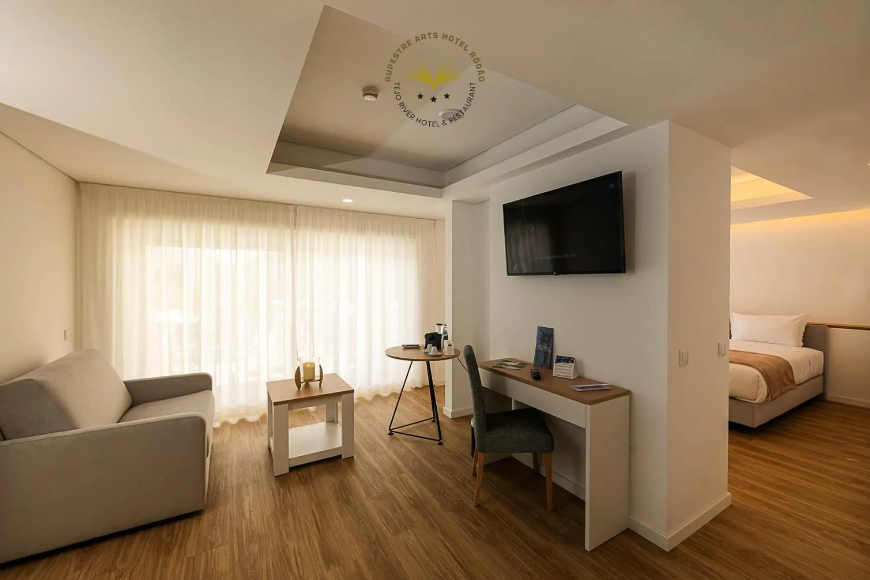 Bed in Rupestre Arts Hotel Ródão