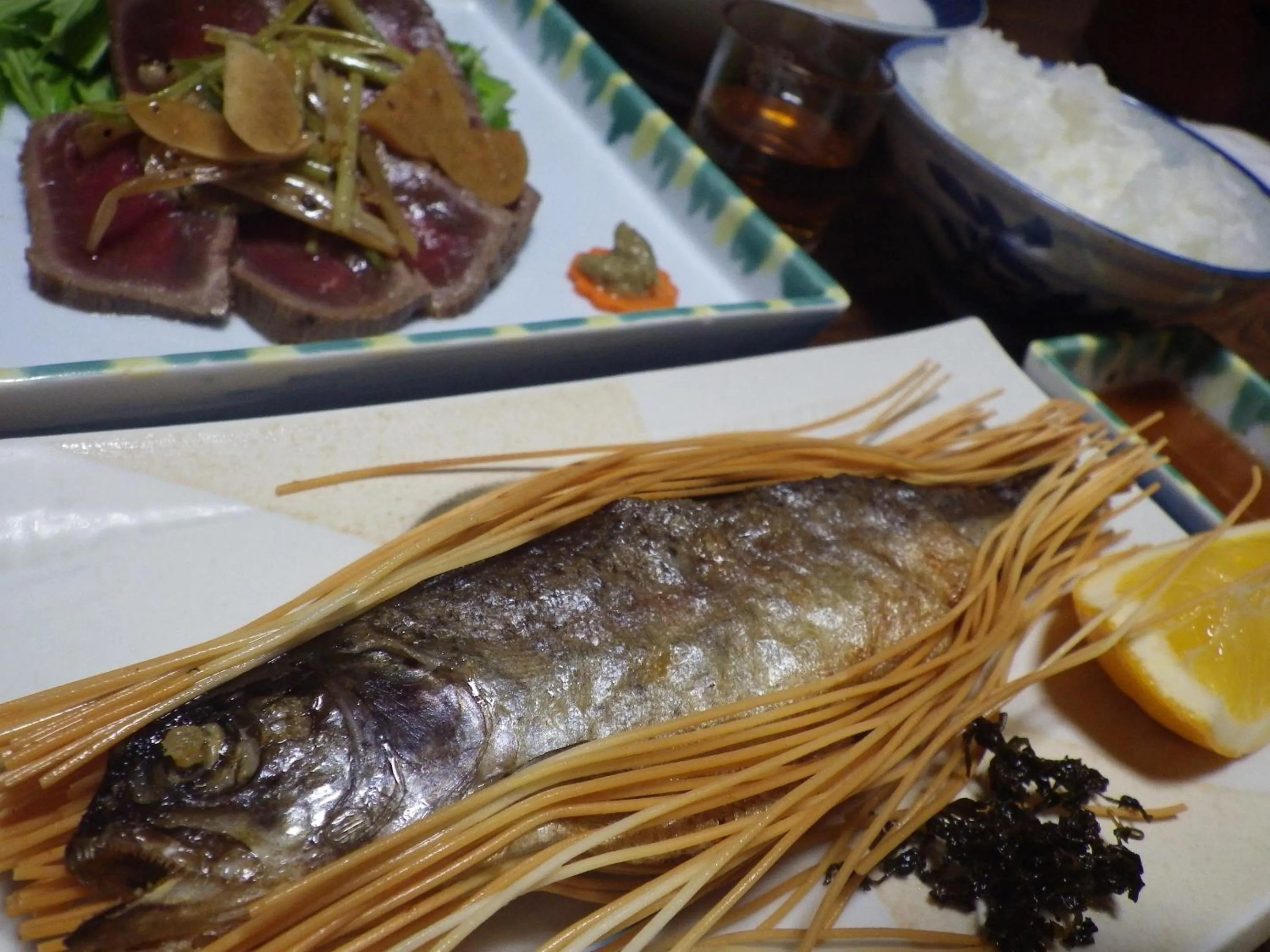 Food in Nakaya Ryokan