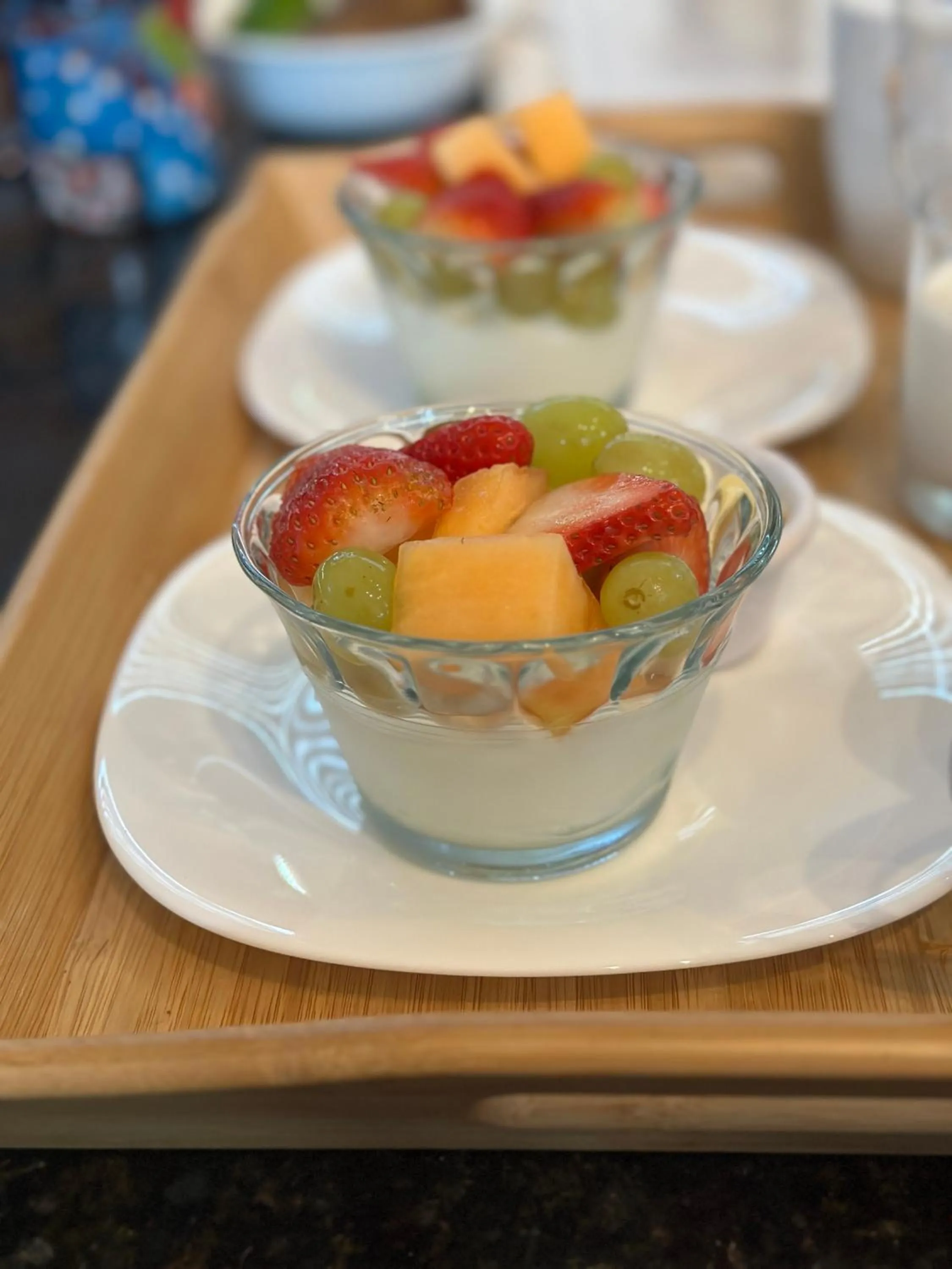 Continental breakfast in Oasis Urban Retreat