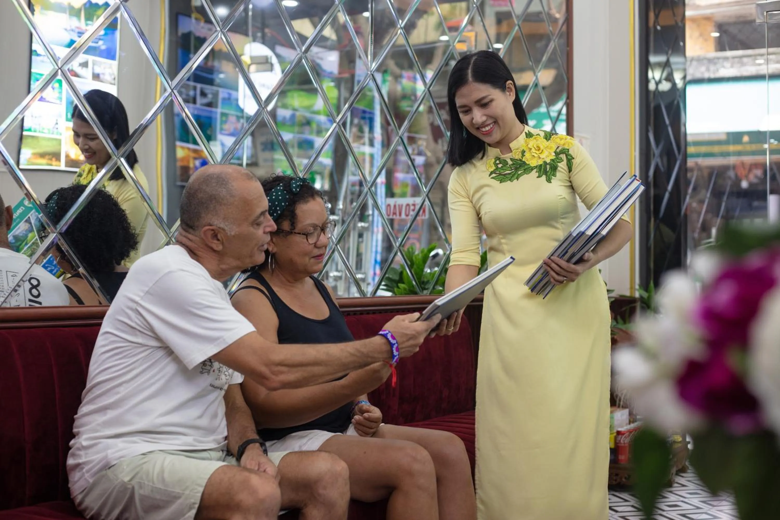 Guests in Hanoi Liliane Hotel and Travel