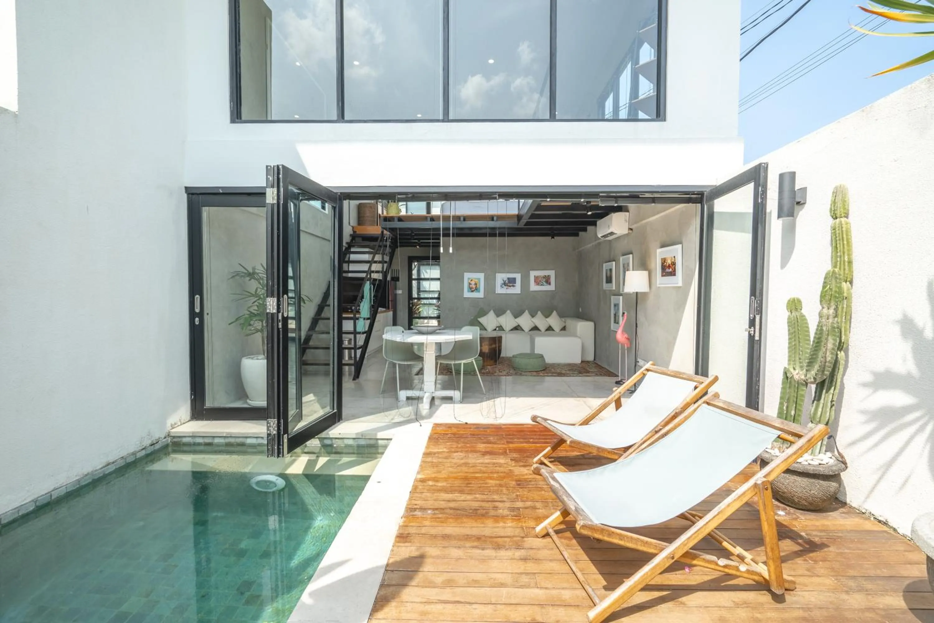Swimming pool in Canggu 2Plex Apartment