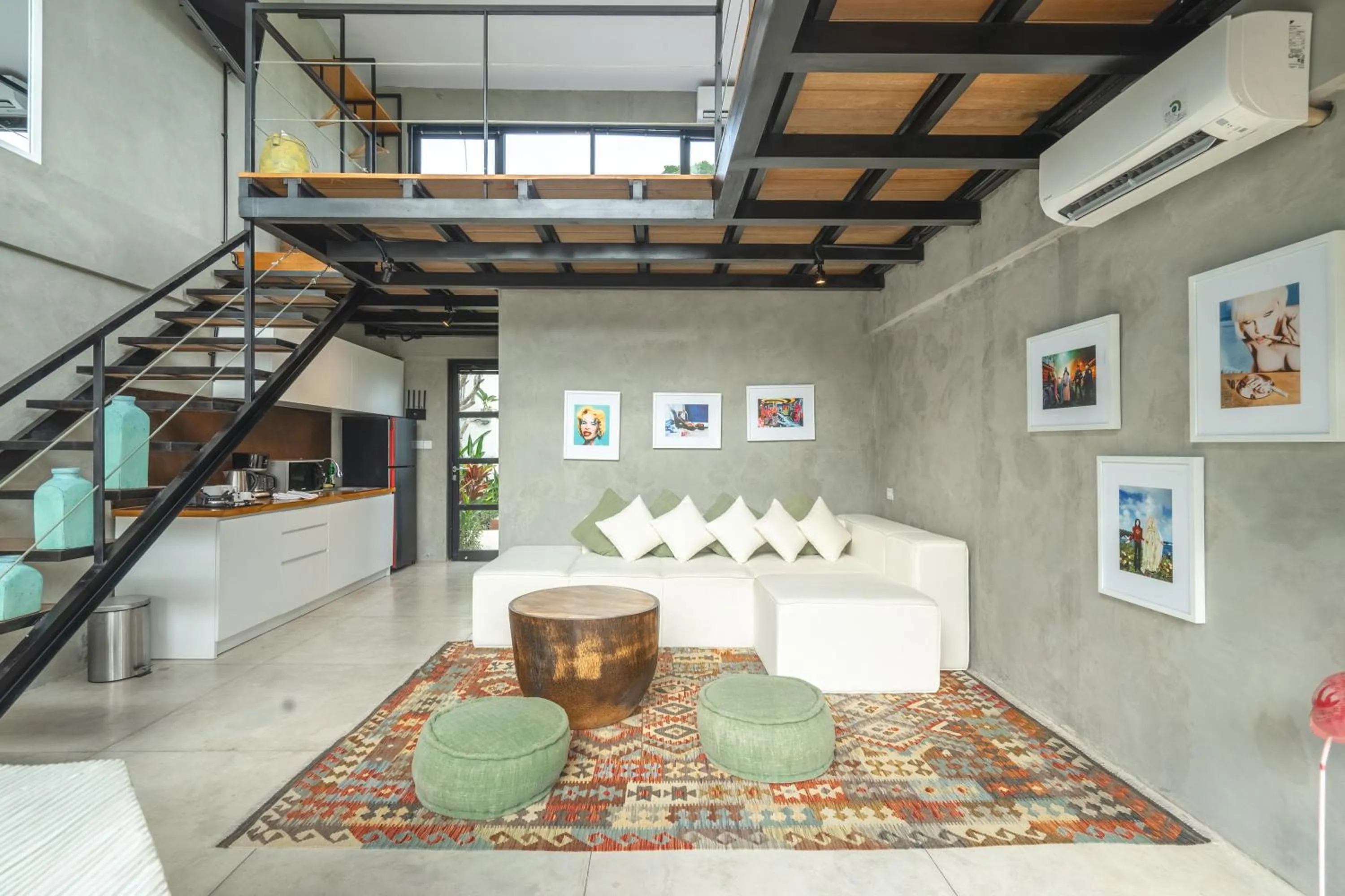 Living room in Canggu 2Plex Apartment