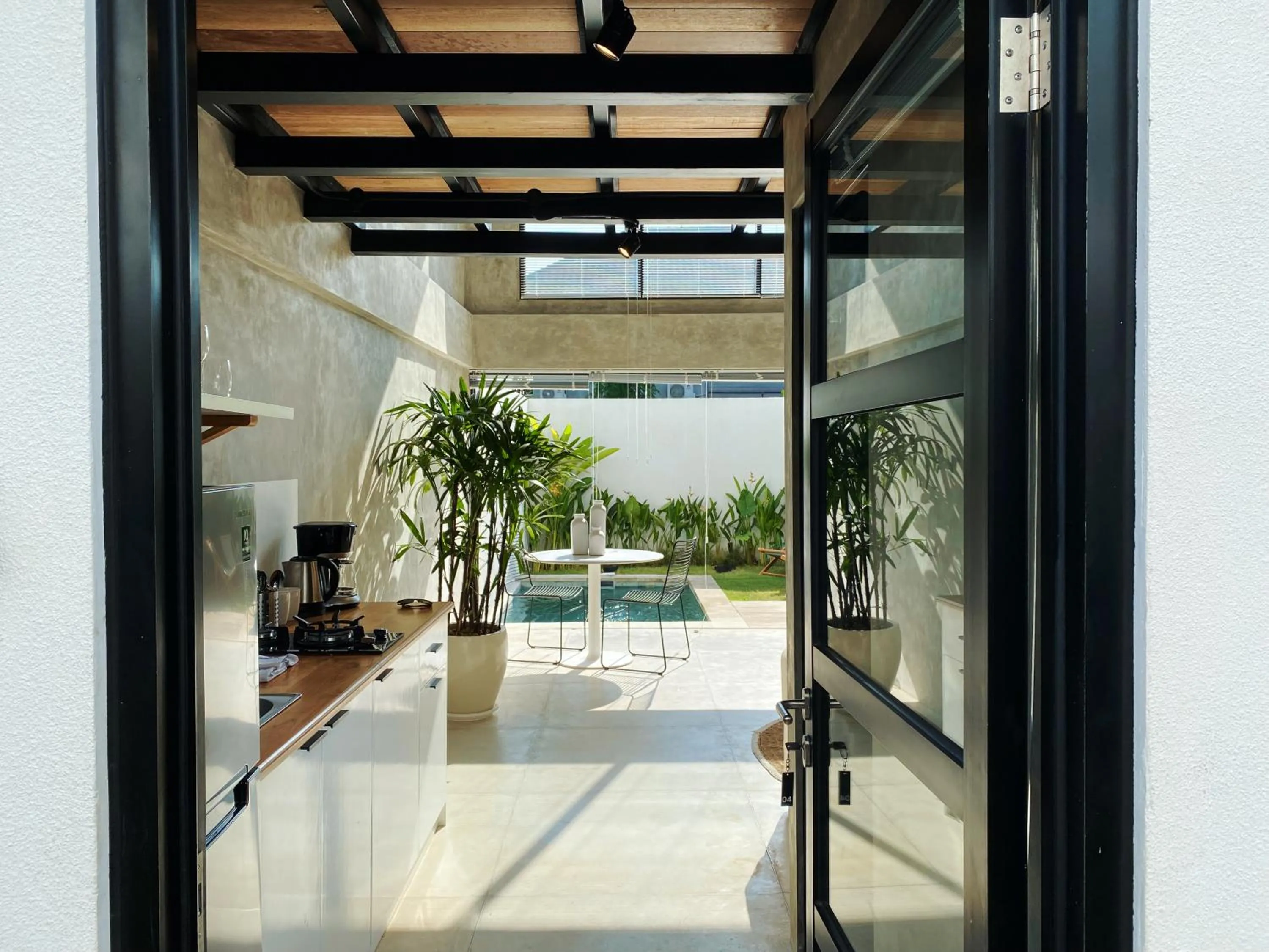 Balcony/Terrace in Canggu 2Plex Apartment