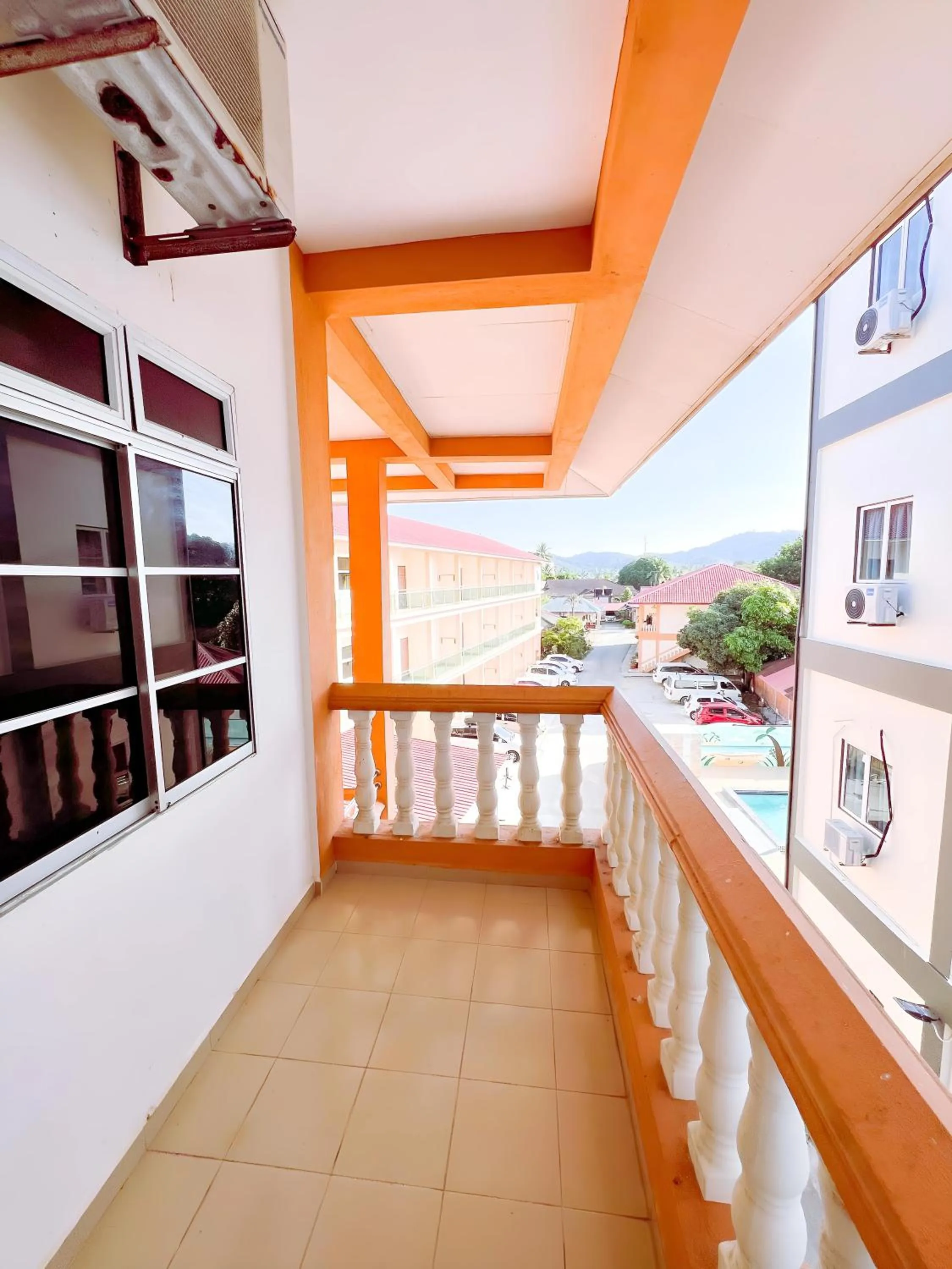 Balcony/Terrace in Amzar Motel Cenang