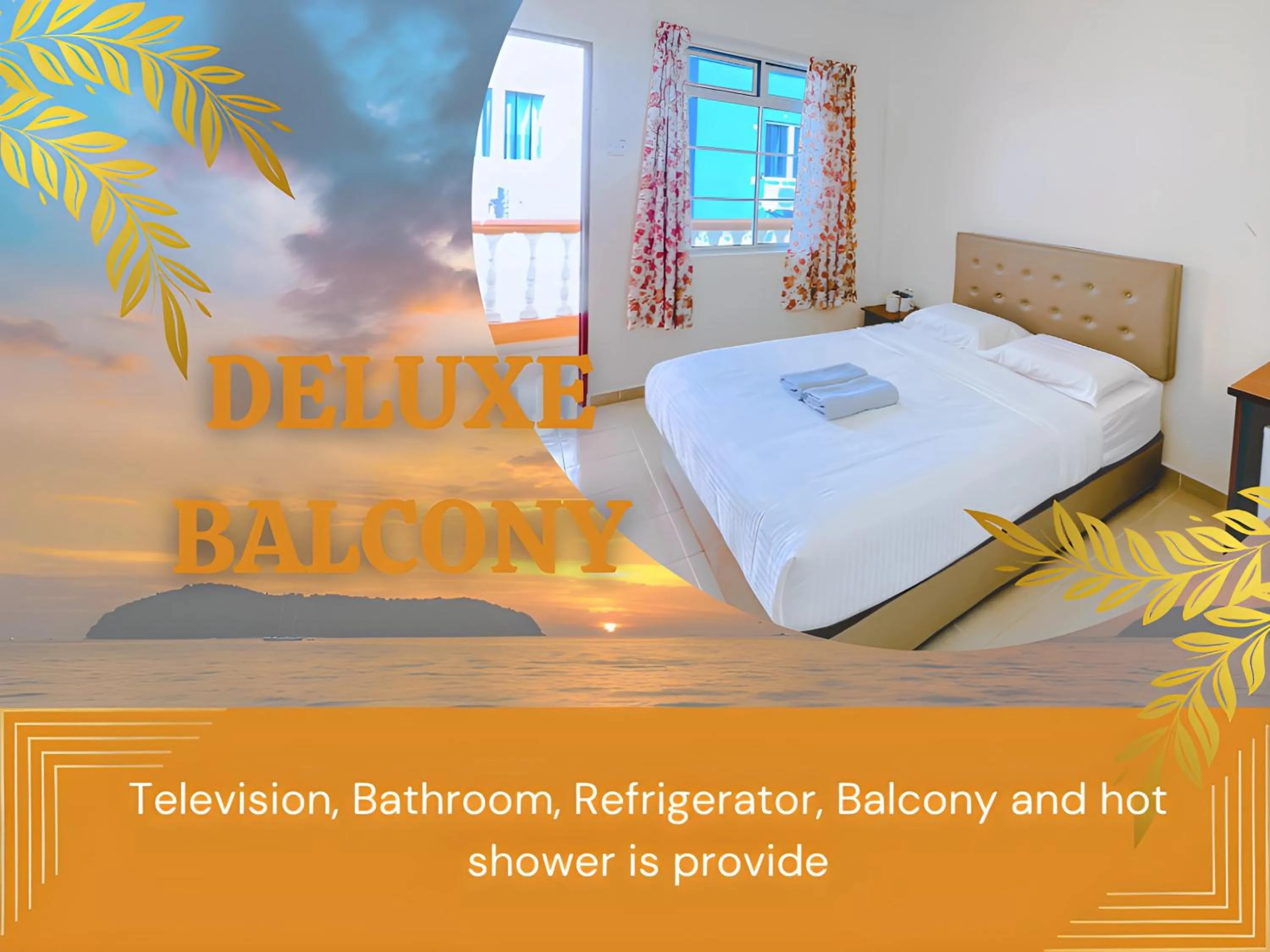 Bed in Amzar Motel Cenang