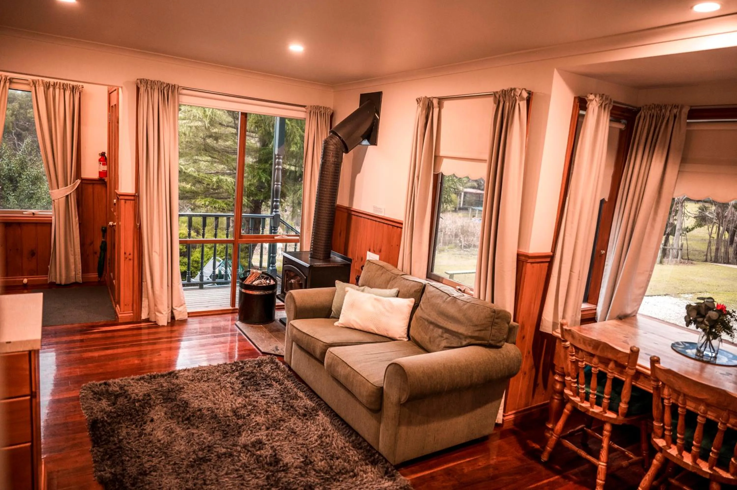 Living room in Bells Estate Great Ocean Road Cottages