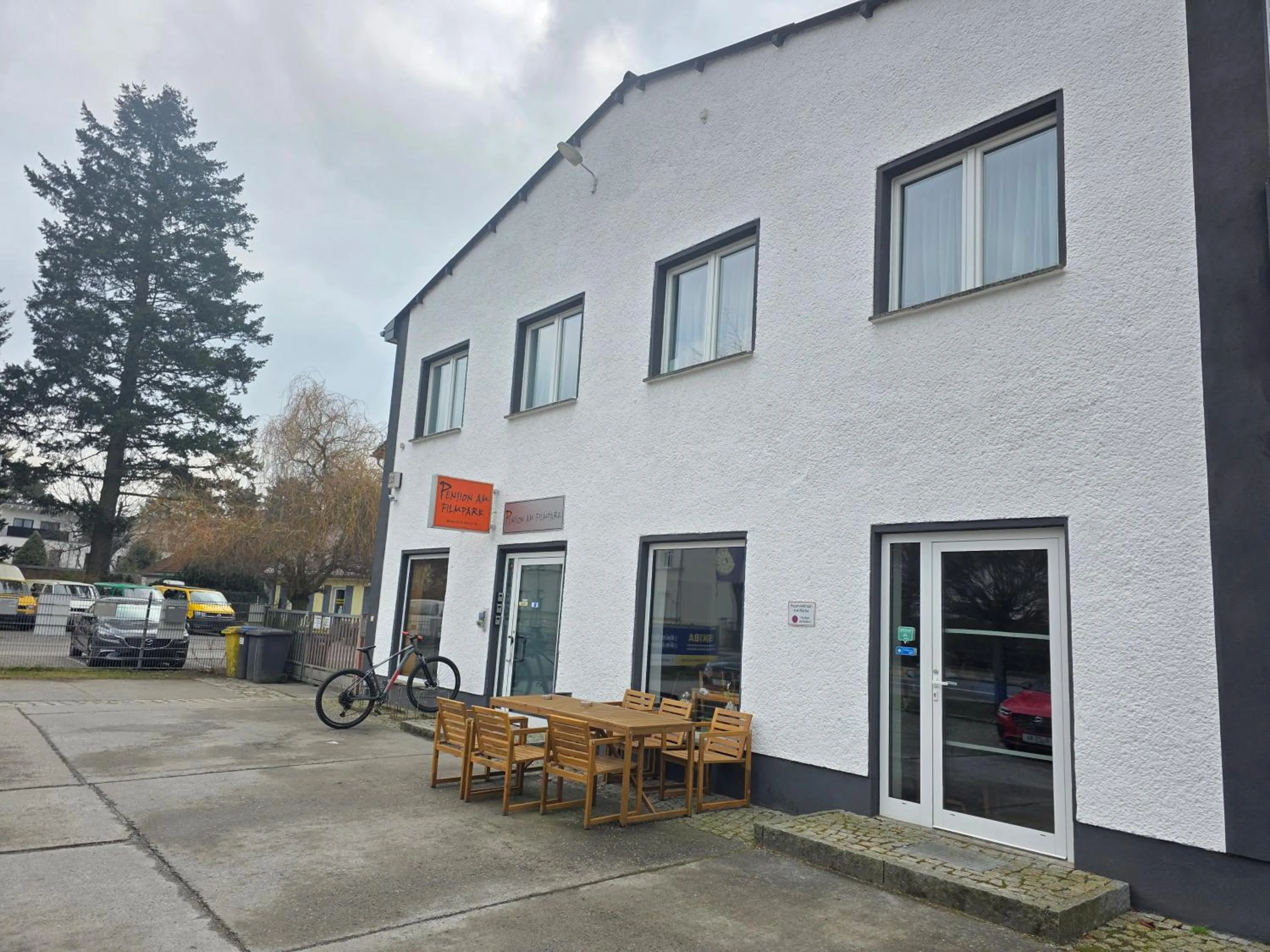 Property building in Pension am Filmpark