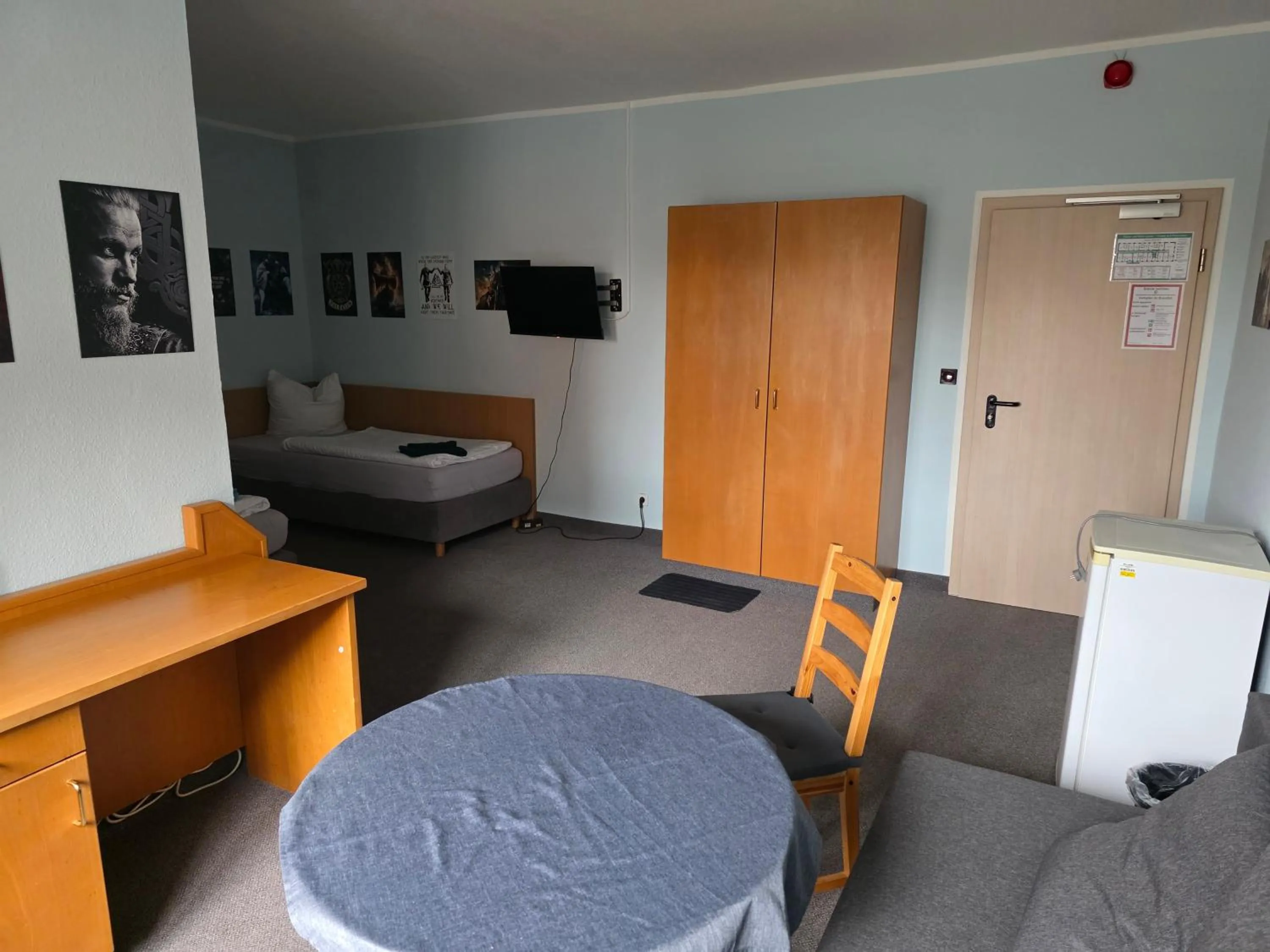 Bed in Pension am Filmpark