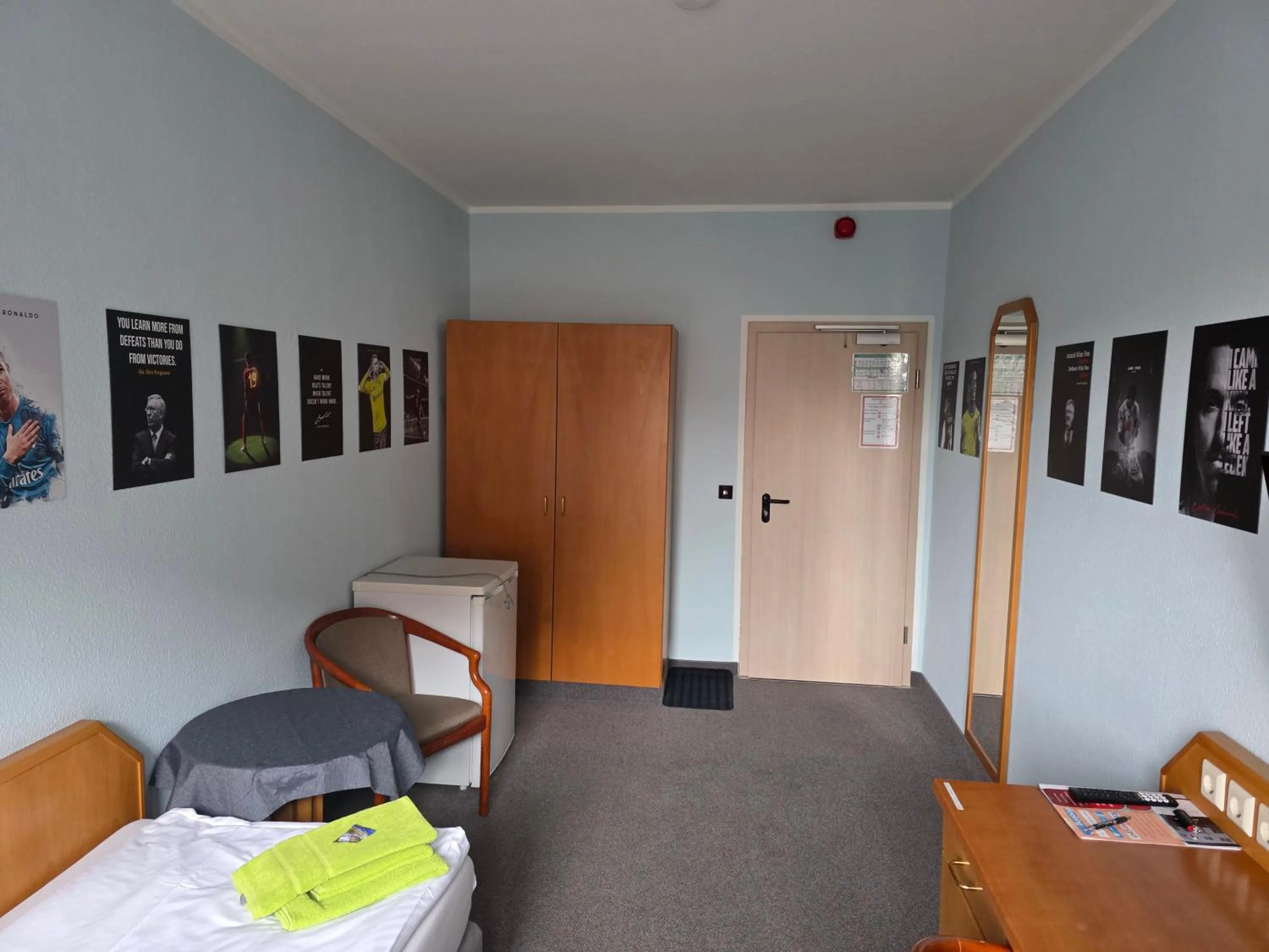 Bed in Pension am Filmpark