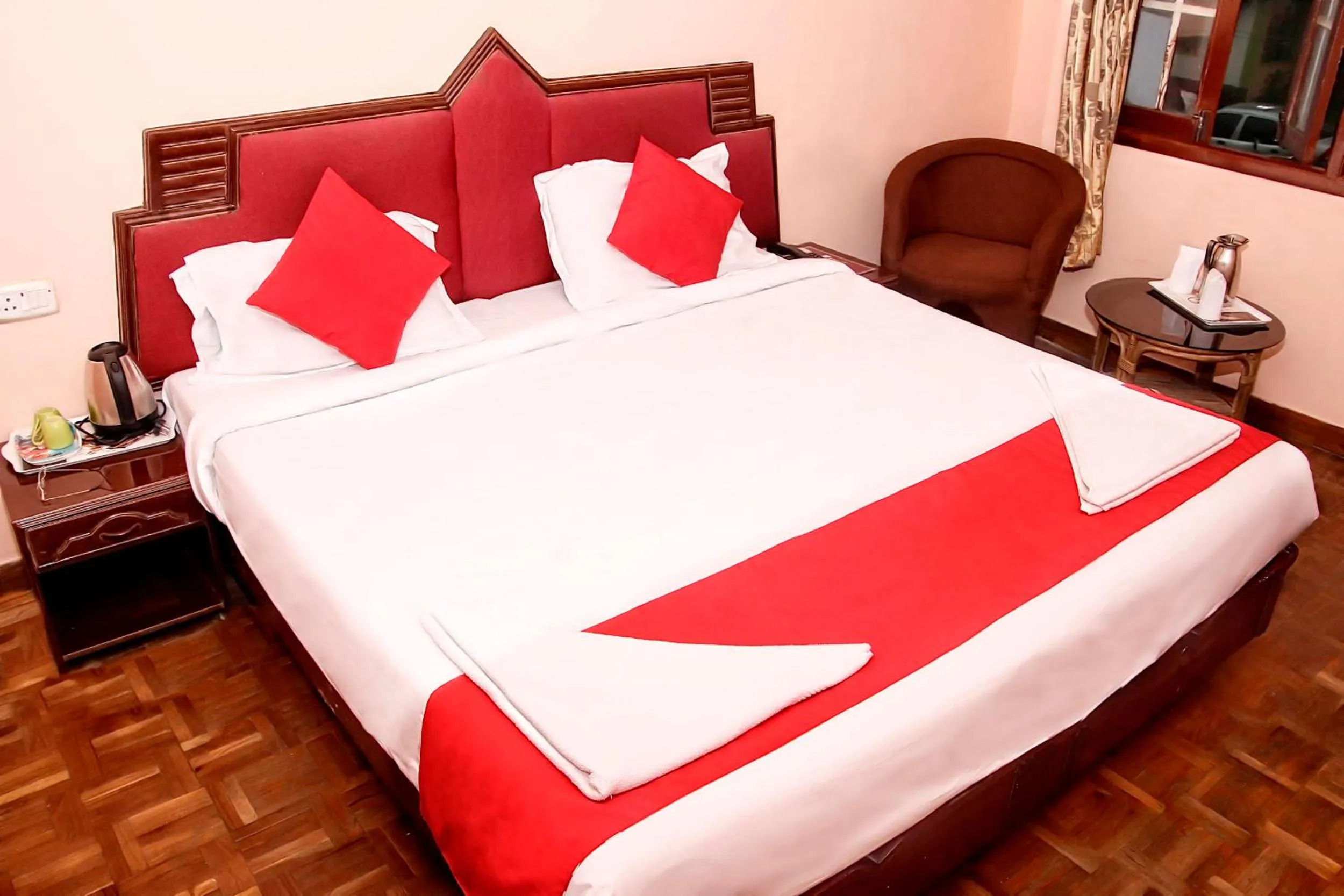 Bed in Hotel SV International