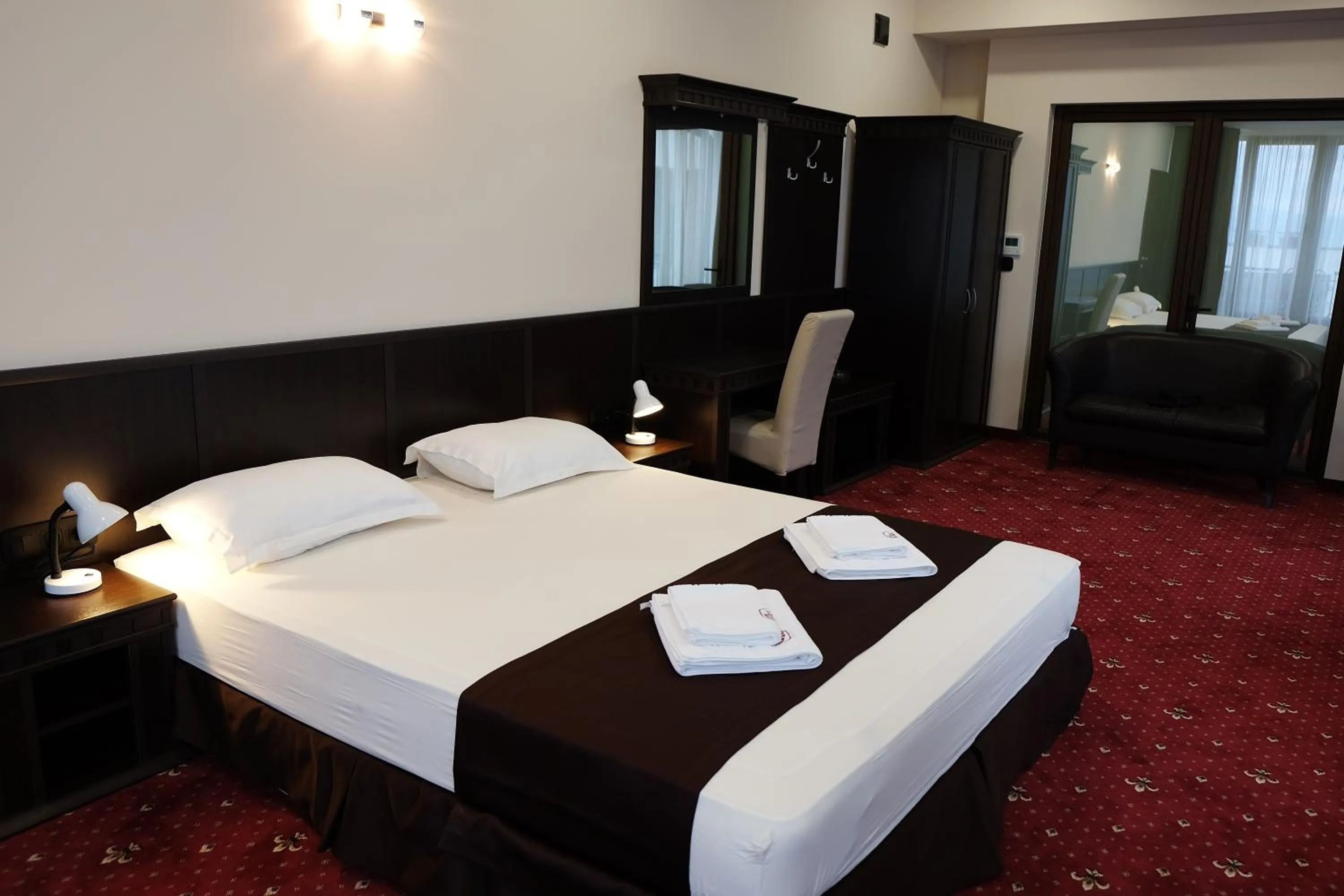 Bed in Hotel Dragalevtsi