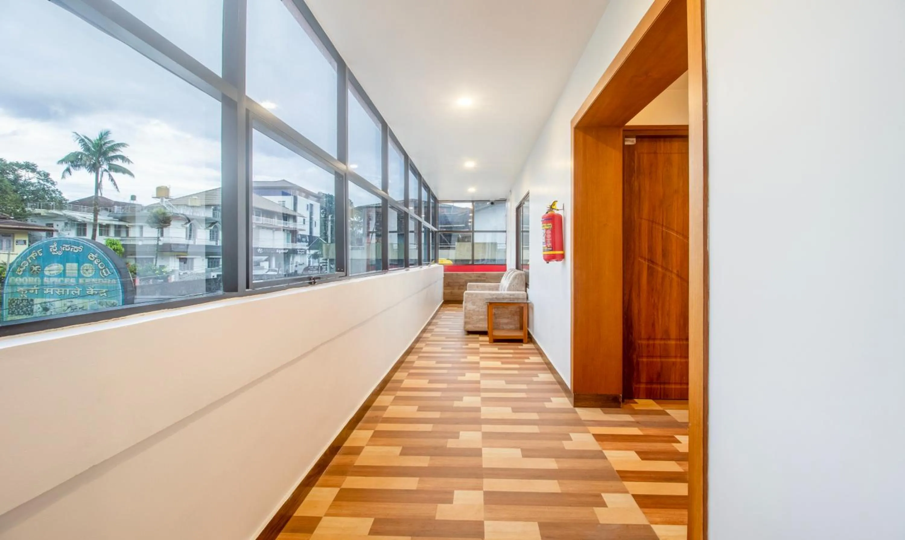 Seating area in Treebo Elite Plaza, 700 Mtrs From Madikeri Fort