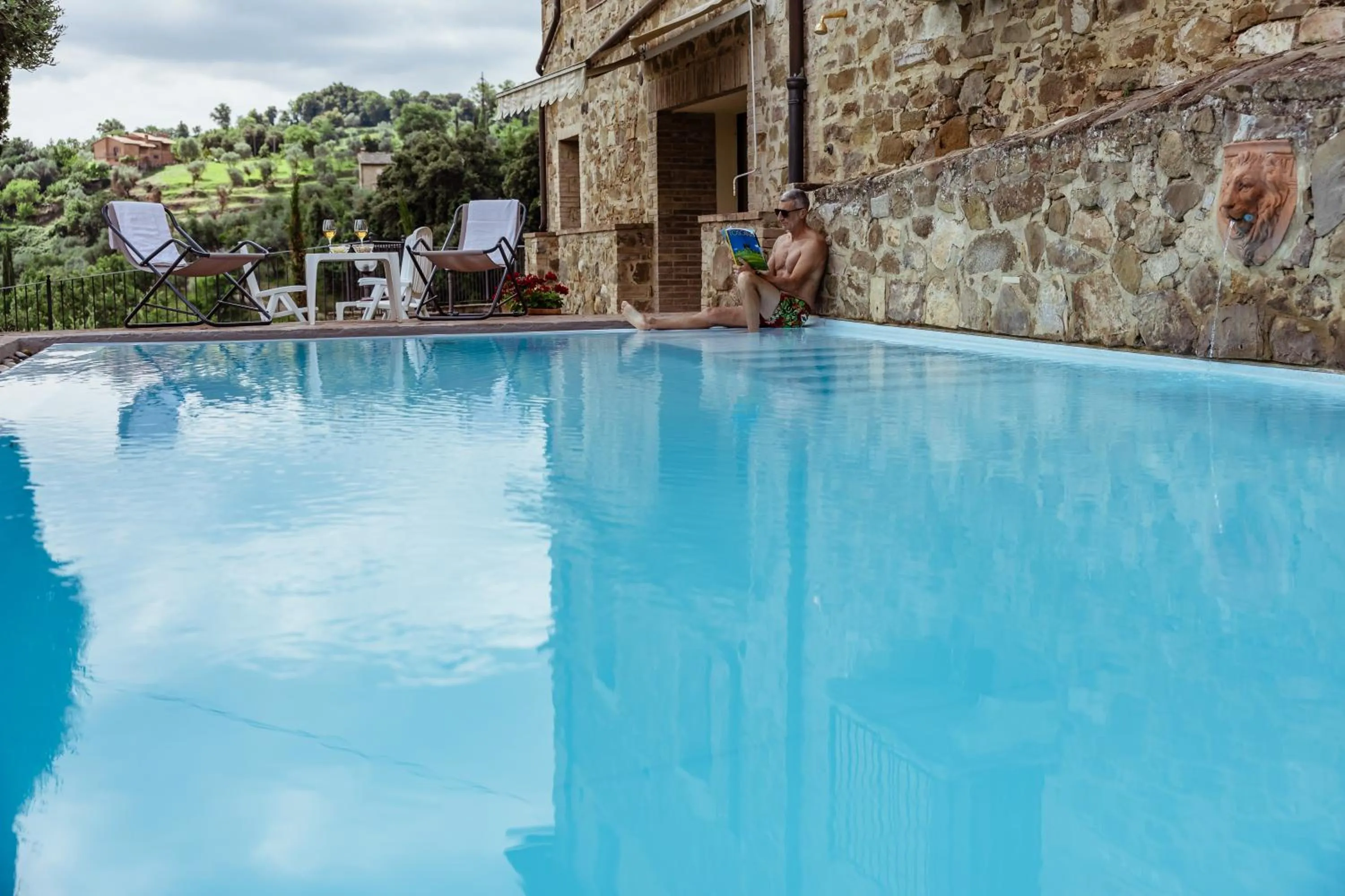 Swimming pool in Hotel Vecchia Oliviera