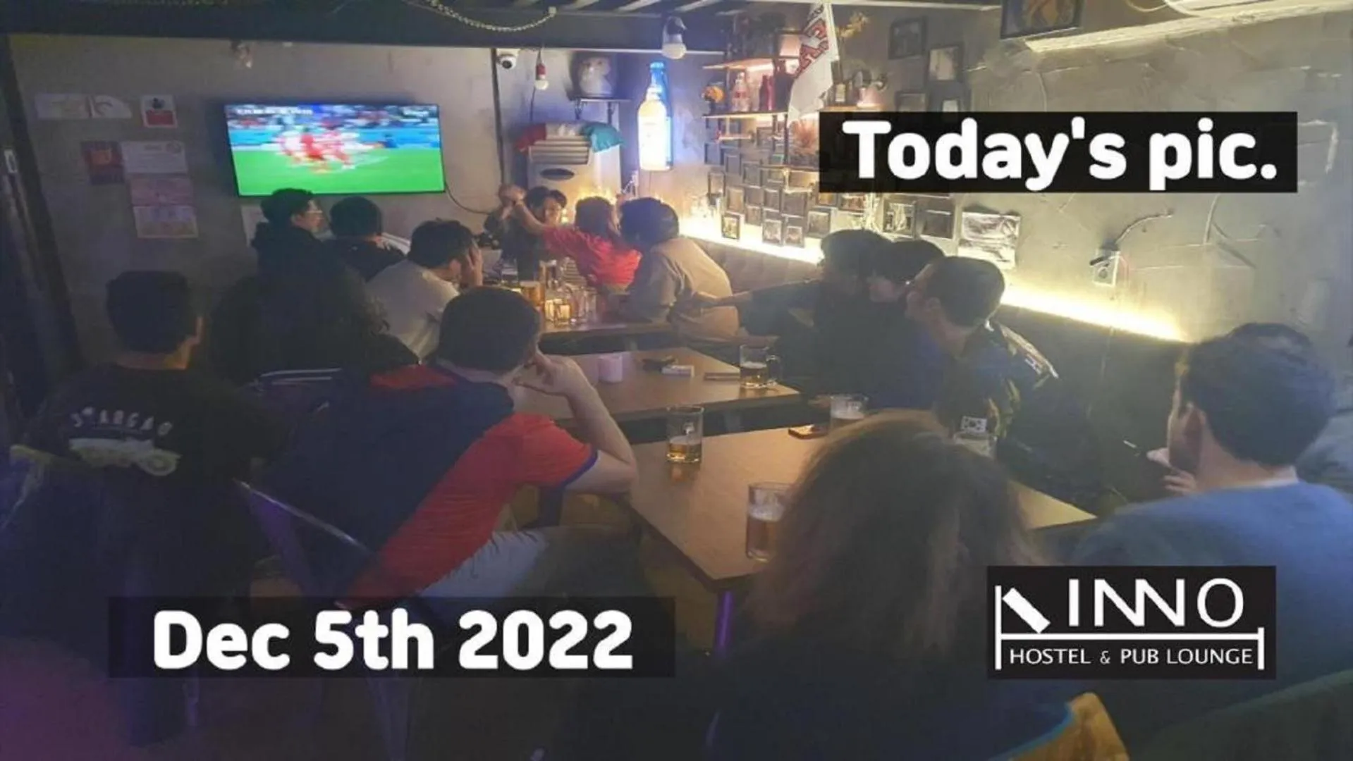 Communal lounge/ TV room in INNO Hostel & Pub Lounge Hongdae