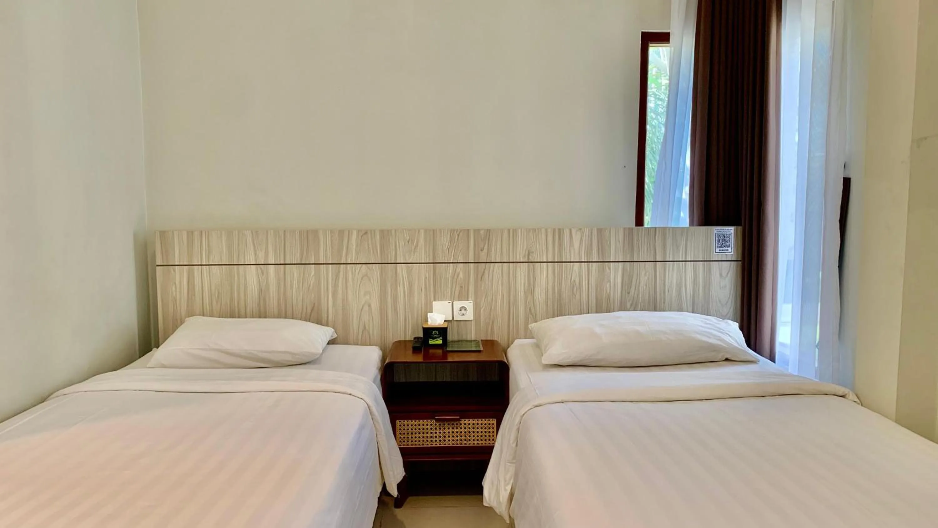 Bed in The Baliem Hotel